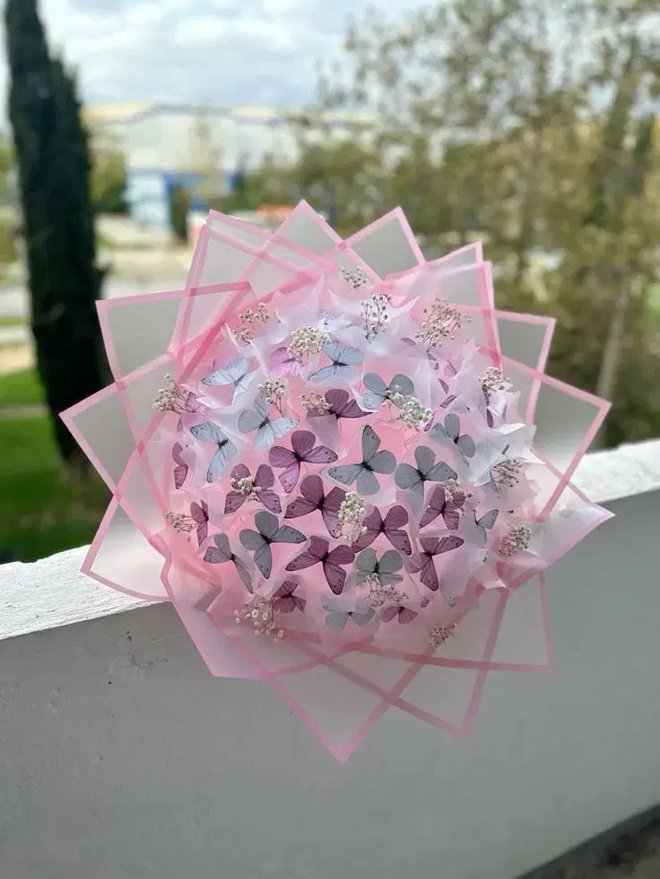 بوکت پروانه|گل مصنوعی|خمین, |دیوار