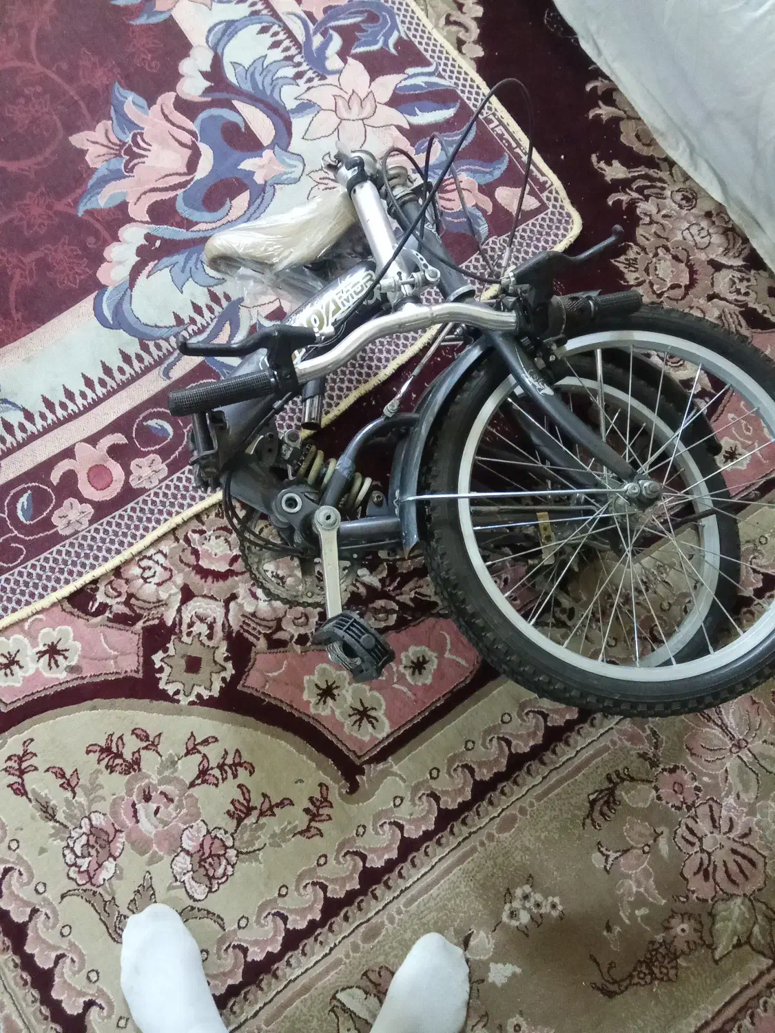 دوچرخه تاشو سایز بیست|دوچرخه، اسکیت، اسکوتر|شیراز, کوشک میدان|دیوار