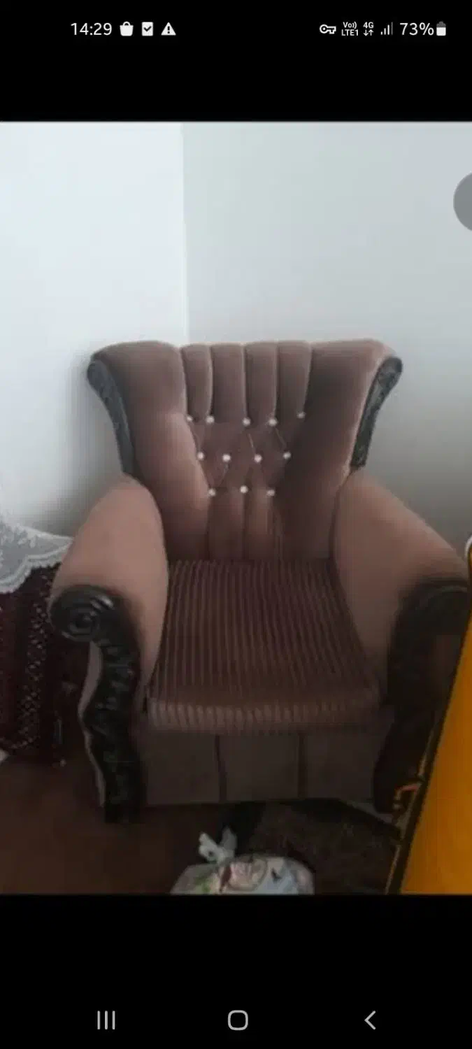 فروش مبلمان قهوه ای سالم و تمیز|مبلمان خانگی و میز عسلی|شاهرود, |دیوار