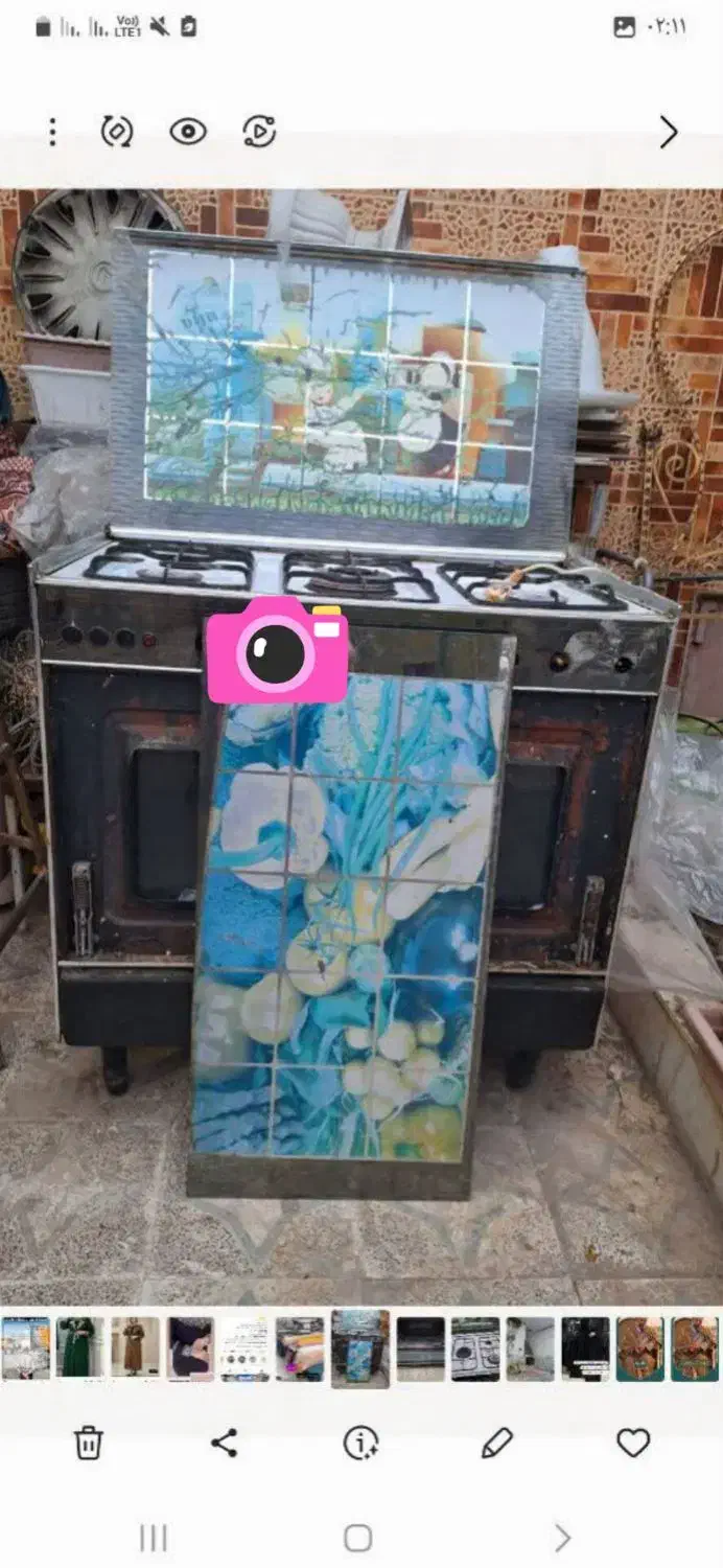 گاز ۵شعله|اجاق گاز و لوازم برقی پختوپز|علیآباد کتول, |دیوار