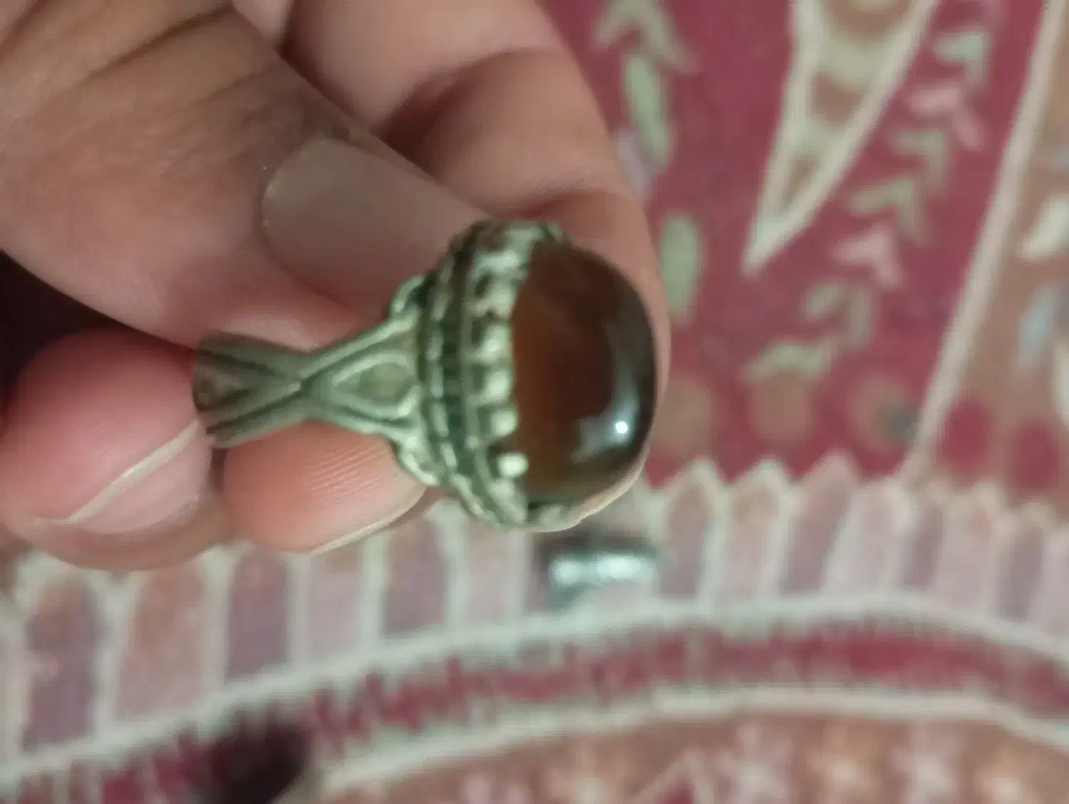 دوعدد انگشتر و یک گردنبندحرزامام جوادنقره|جواهرات|سندرک, |دیوار