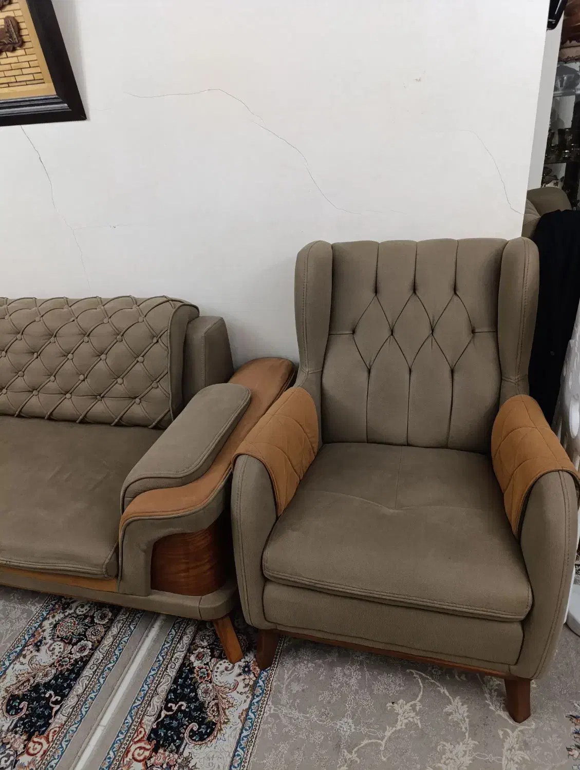 مبلمان ۸ نفره سفارشی ساخت|مبلمان خانگی و میز عسلی|تهران, قاسم‌آباد|دیوار