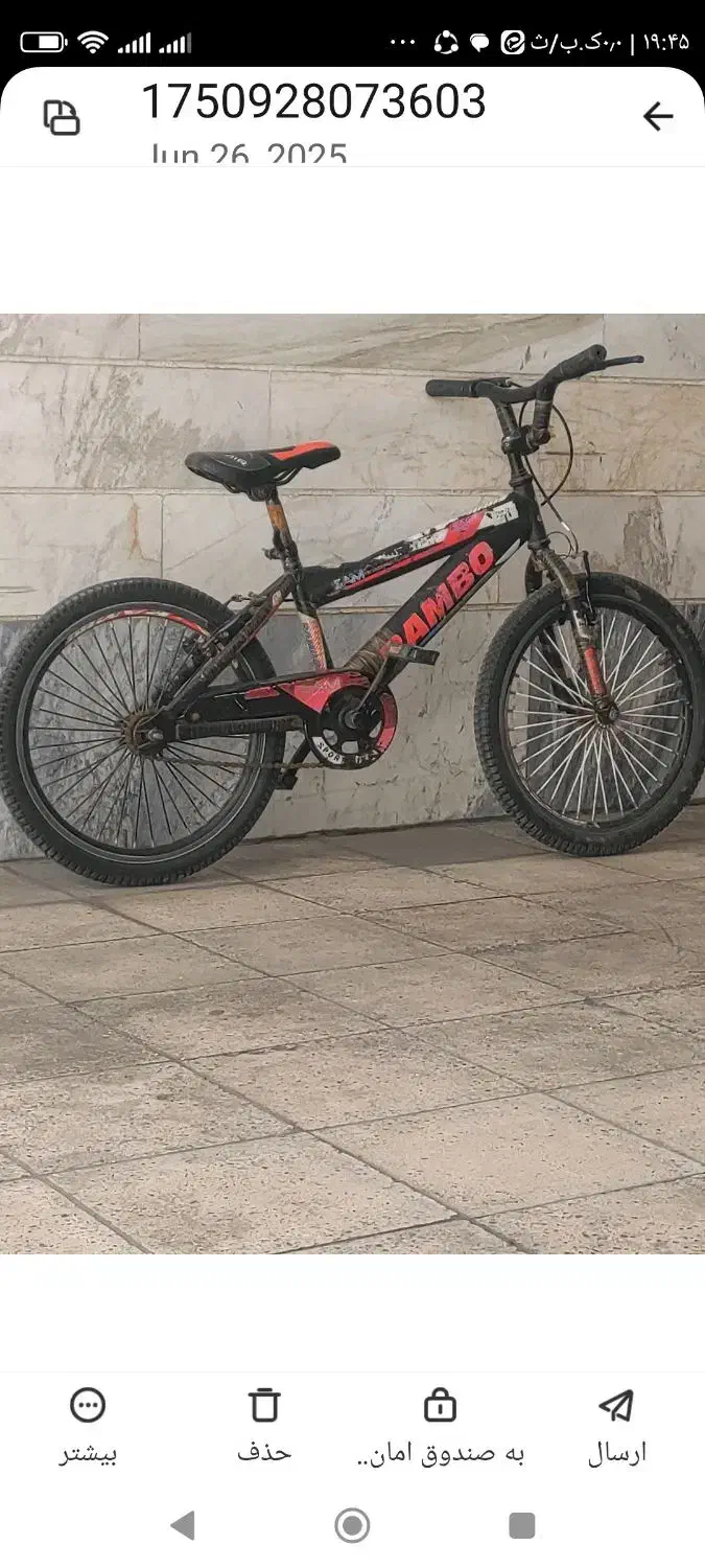 دوچرخه 24|دوچرخه، اسکیت، اسکوتر|ری, جوانمرد قصاب|دیوار