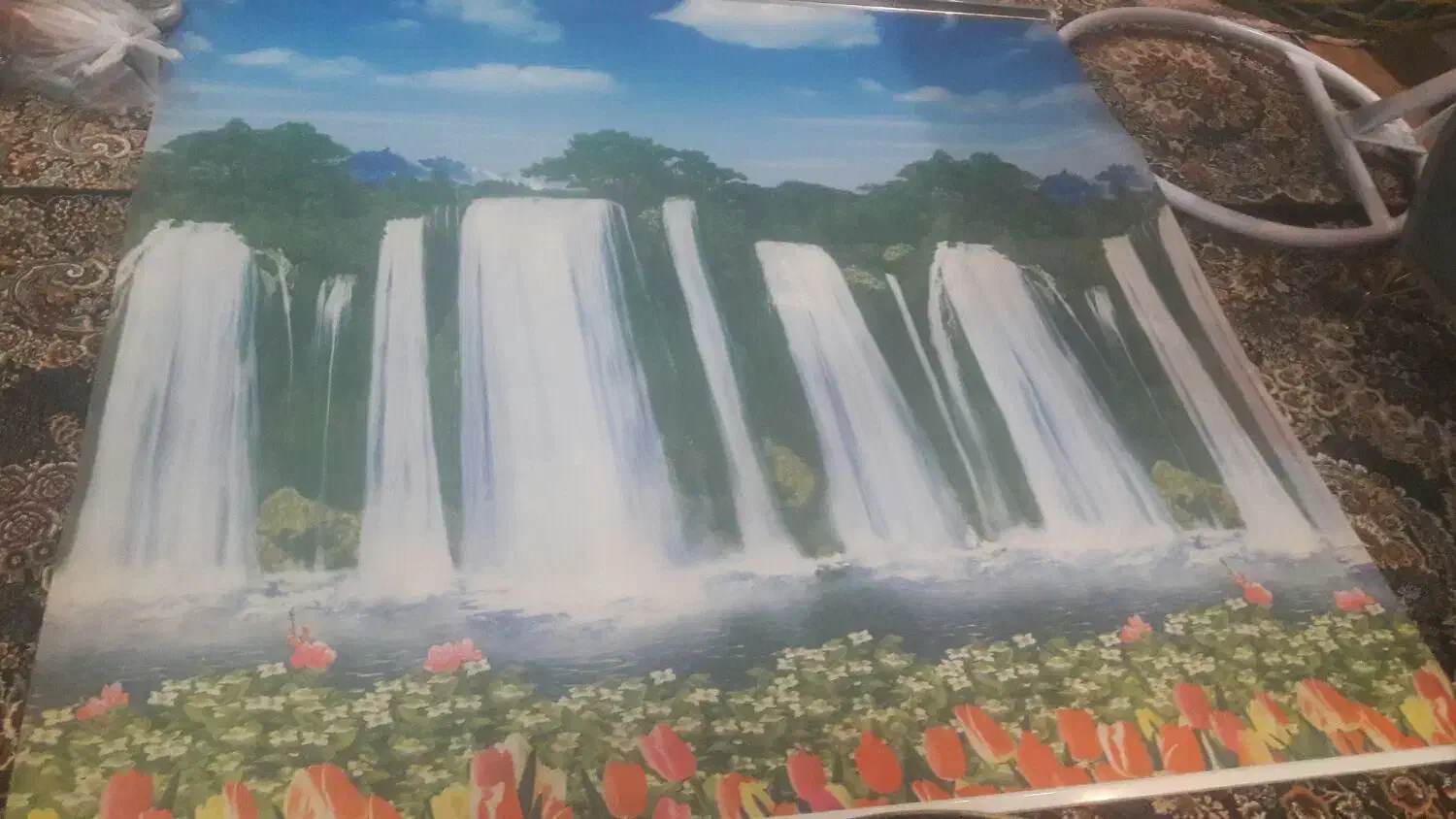 پرده کرکره ای ۲×۲ در حد نو‌|پرده، رانر، رومیزی|اردبیل, |دیوار