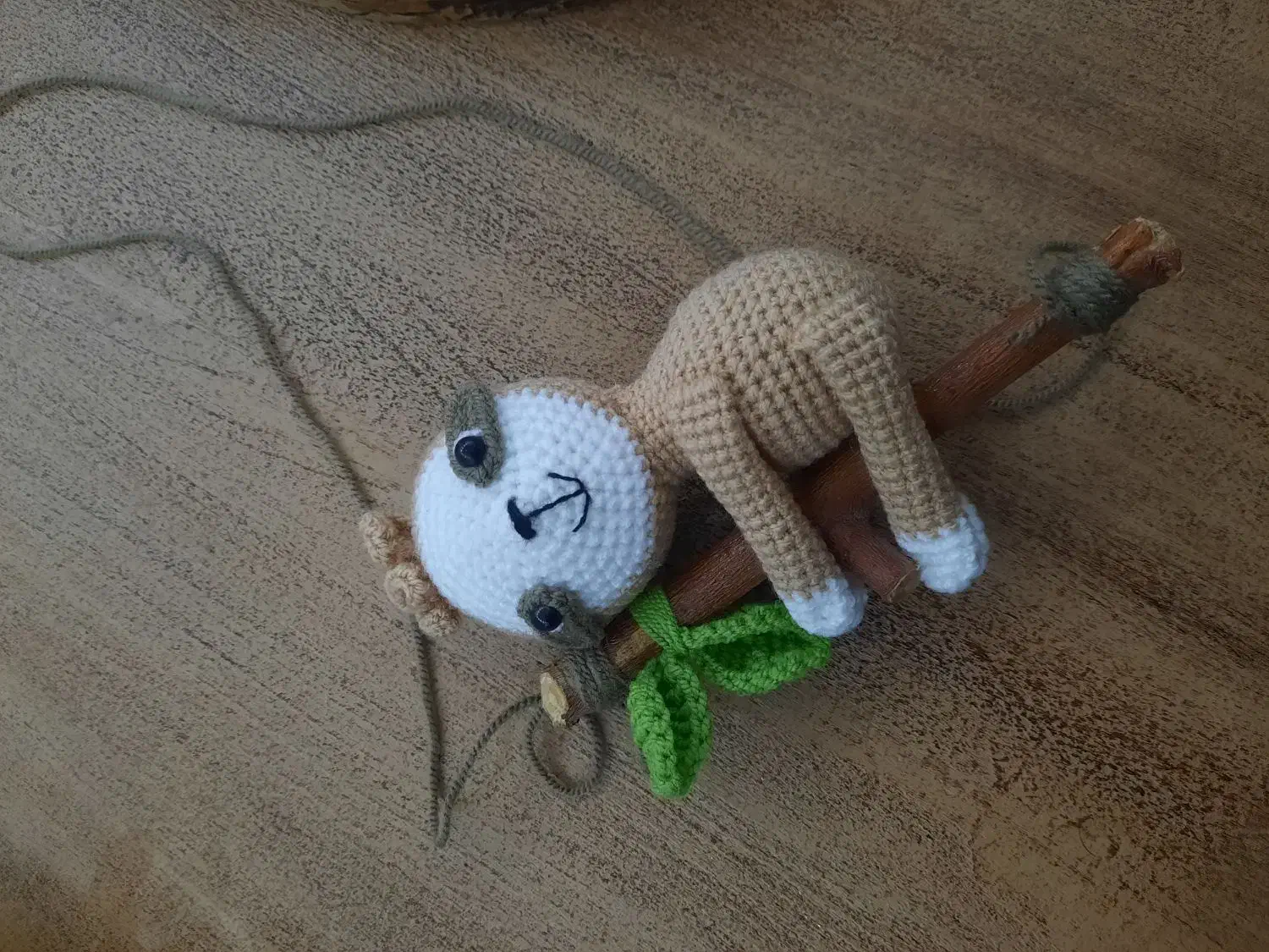 عروسک بافتنی خرس تنبل|اسباب‌‌بازی|مبارکه, |دیوار