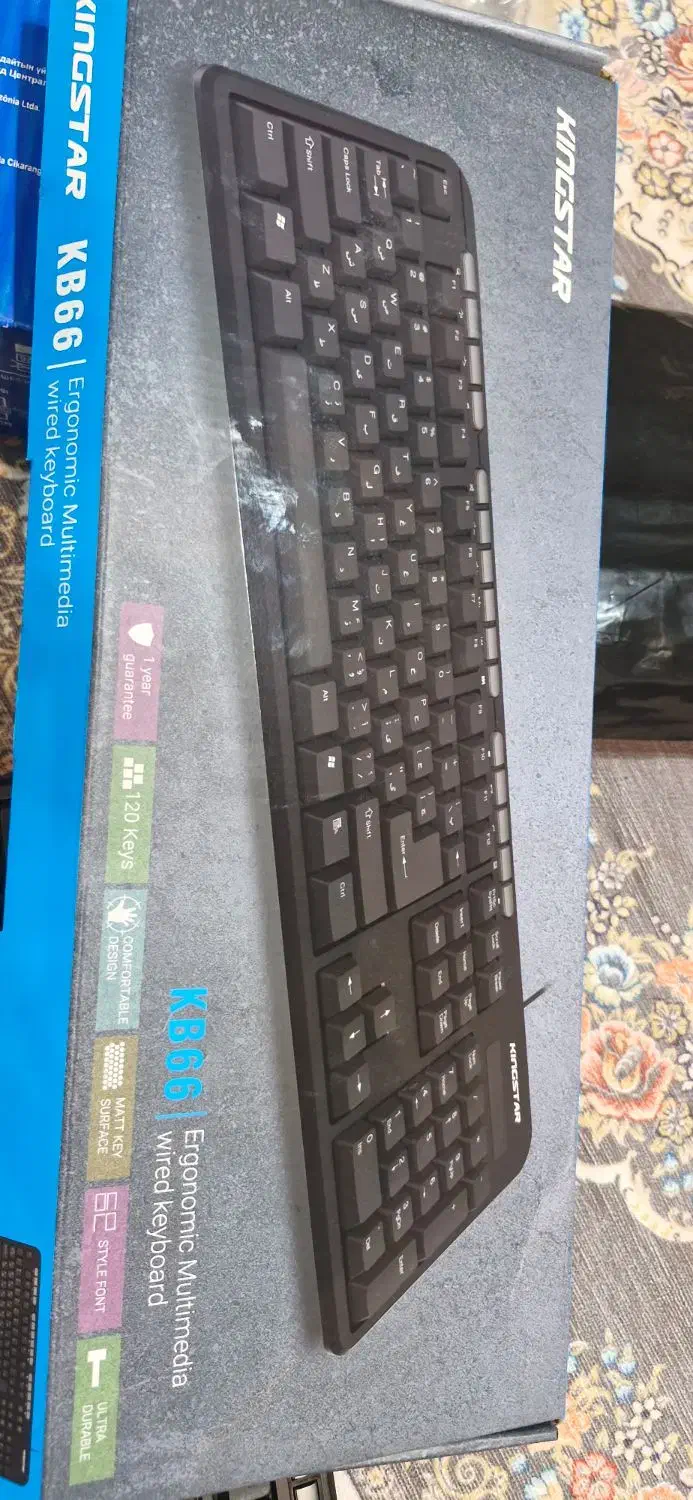 کیبورد kingstar|قطعات و لوازم جانبی رایانه|شیراز, هفت تنان|دیوار