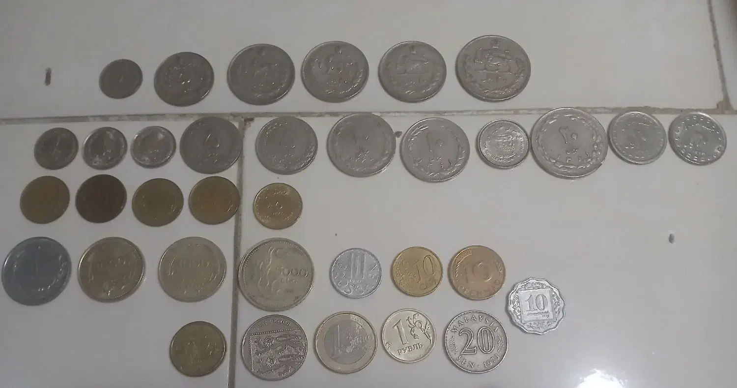 اسکناس و سکه|کلکسیون سکه، تمبر، اسکناس|رباط‌کریم, رباط‌کریم|دیوار