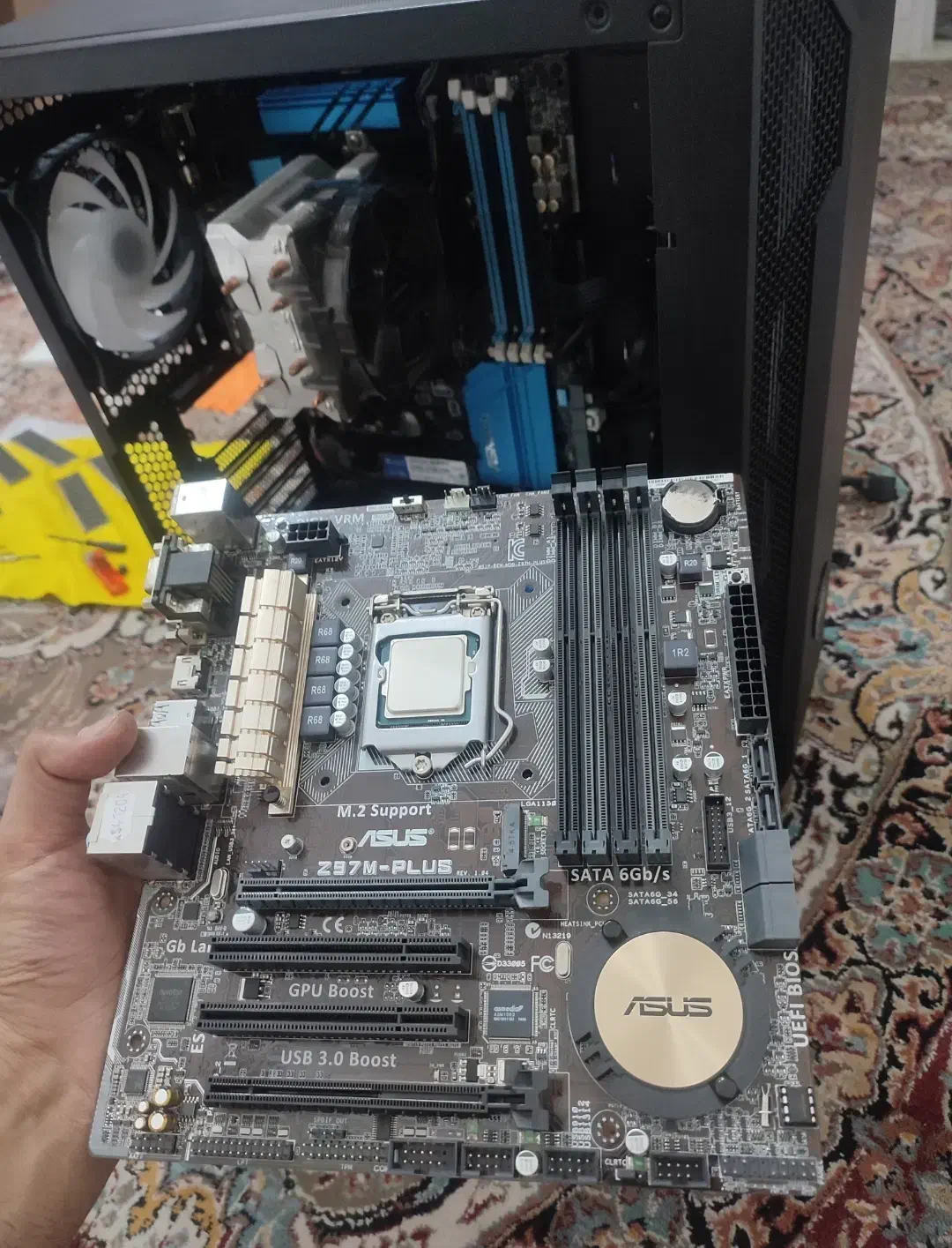 باندل CPU رم8 مادربرد گیمینگ ASUS Z97 M.2 نو|قطعات و لوازم جانبی رایانه|مشهد, عبادی|دیوار