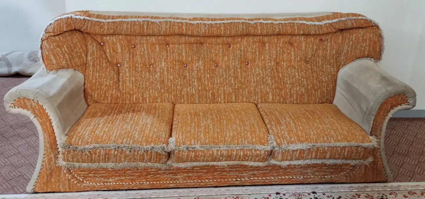 مبل راحتی هفت نفره|مبلمان خانگی و میز عسلی|اهواز, بهزاد شهر|دیوار