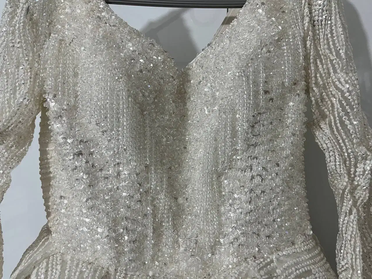 لباس عروس سالم تر تمیز ،یک بار تن پوش بدون پارگی|لباس|پاکدشت, خاتون آباد|دیوار