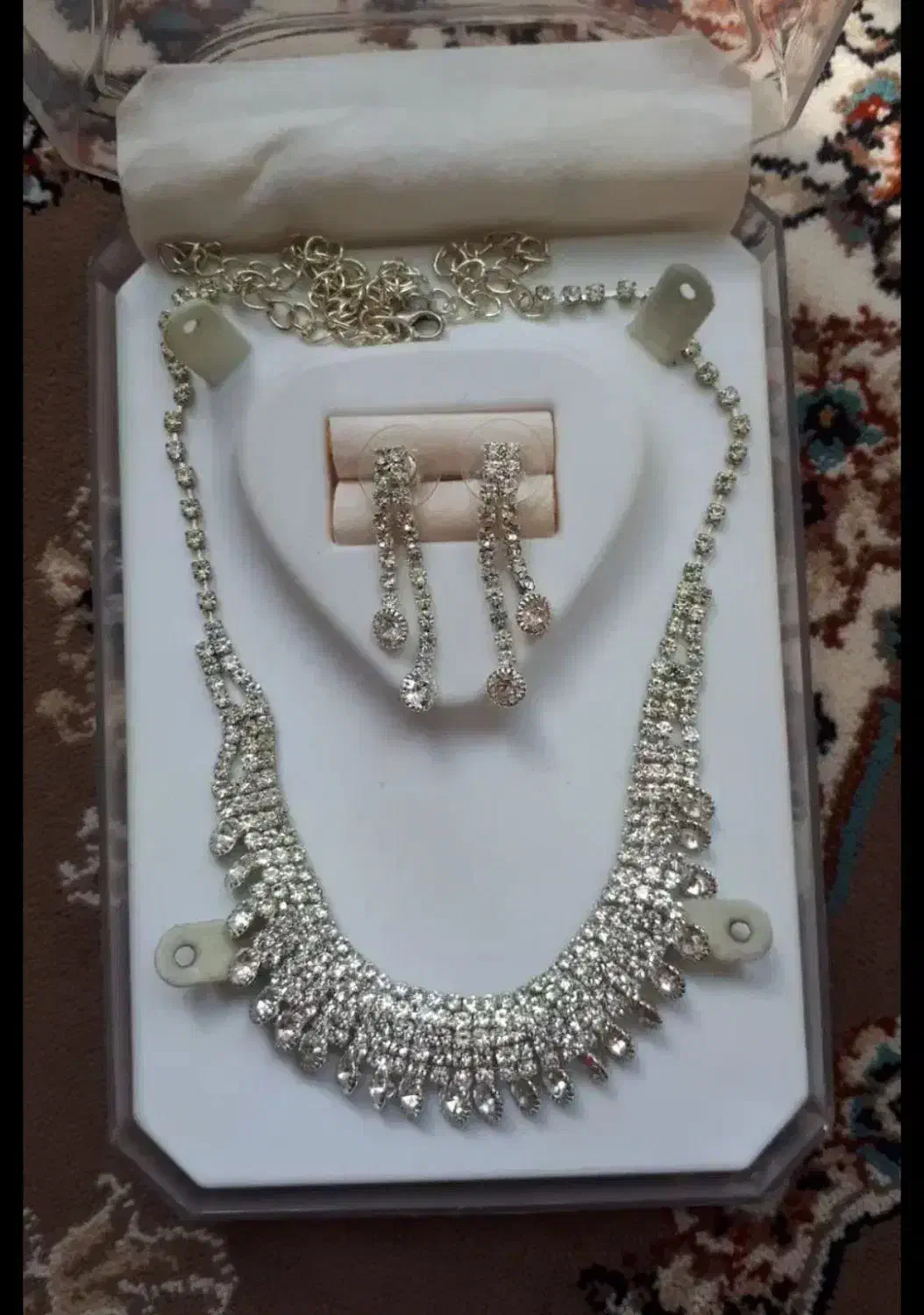 گردنبند و گوشواره مجلسی|بدلیجات|سنندج, |دیوار