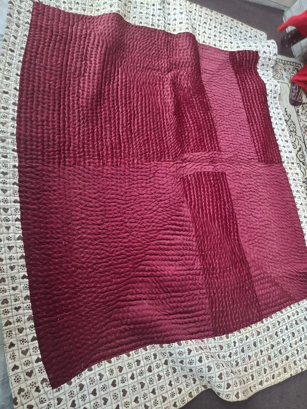 لحاف  دستدوز سنتی|رختخواب، بالش، پتو|قائم‌شهر, |دیوار