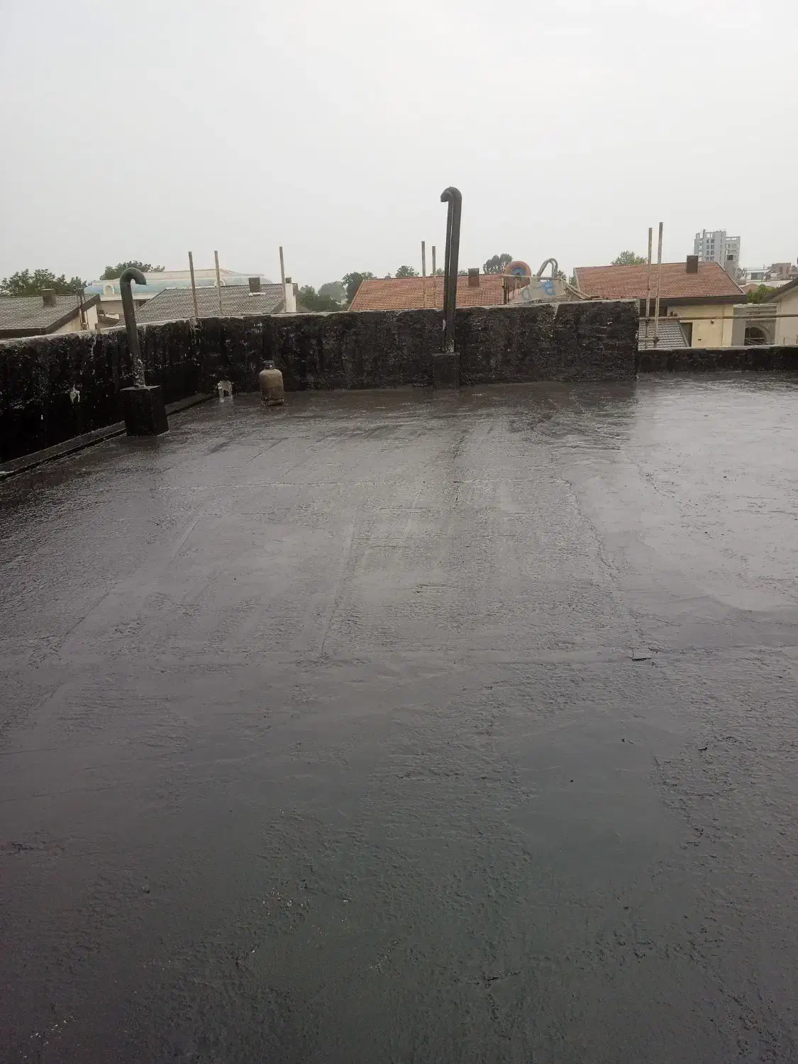 ایزوگام قیرگونی آسفالت حتی یک متر در تمام نقاط|خدمات پیشه و مهارت|چمستان, |دیوار