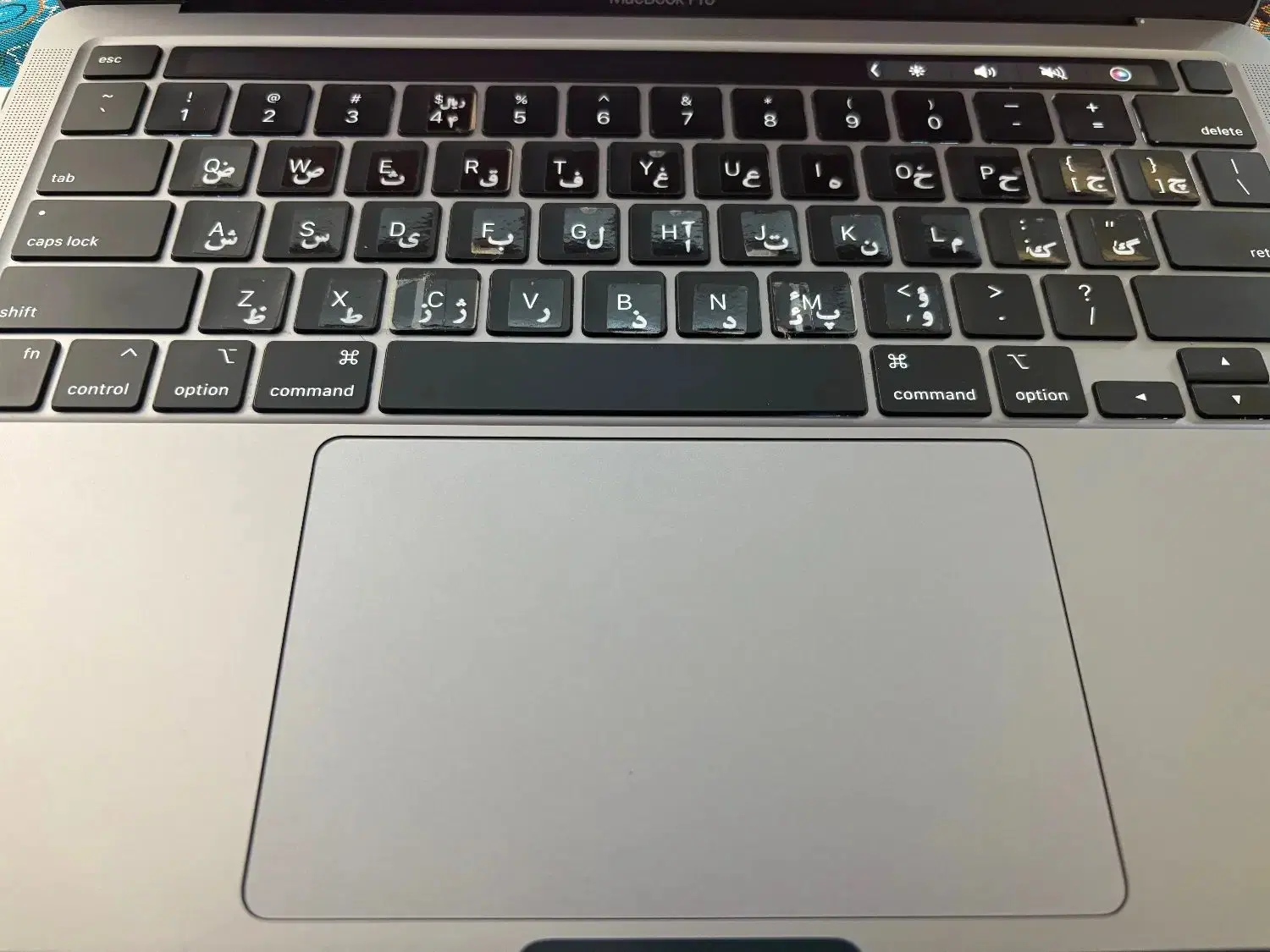 MacBook pro m1 2020 gery touch bar|رایانه همراه|بجنورد, |دیوار