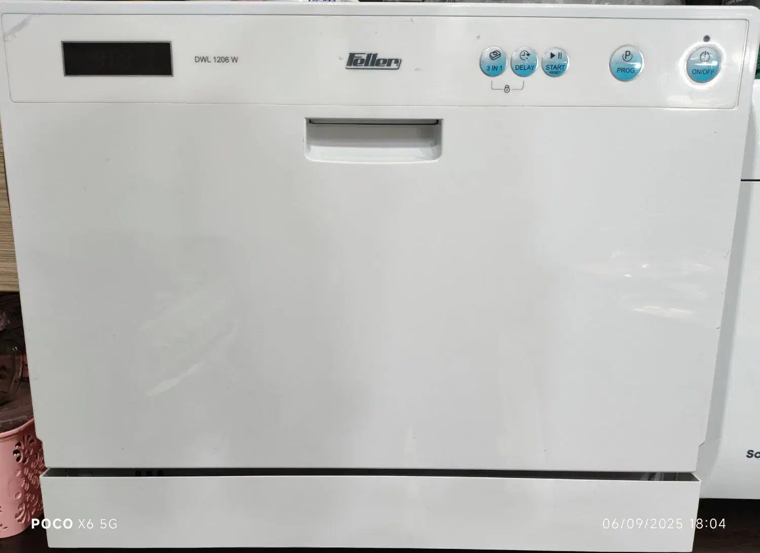 ماشین ظرفشویی فلر اصل رومیزی ۶ نفره در حد|ماشین ظرفشویی|پردیس, فاز ۳|دیوار