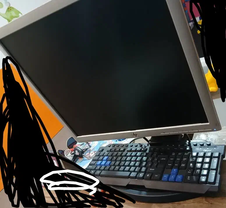 مانیتور 19 اینچ برند HP|قطعات و لوازم جانبی رایانه|اراک, |دیوار