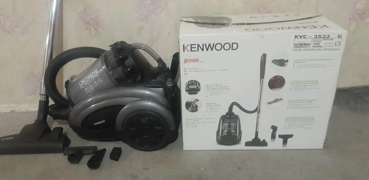 جاروبرقی KENWOOD|جاروبرقی، جارو شارژی، بخارشو|تهران, راه آهن|دیوار