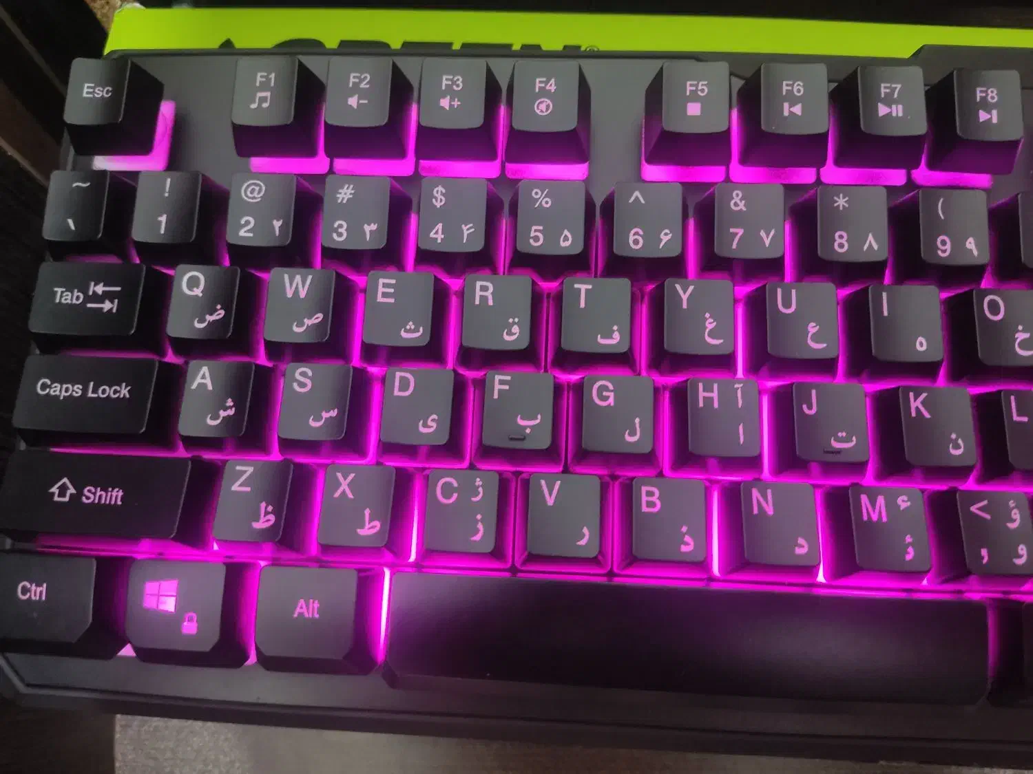 کیبورد گیمینگ نیمه مکانیکال green gk601 RGB|قطعات و لوازم جانبی رایانه|بندرعباس, |دیوار