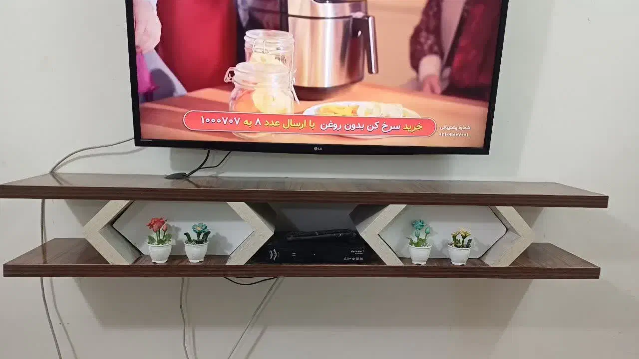 شلف دیواری تلویزیون|کتابخانه، شلف، قفسههای دیواری|الیگودرز, |دیوار