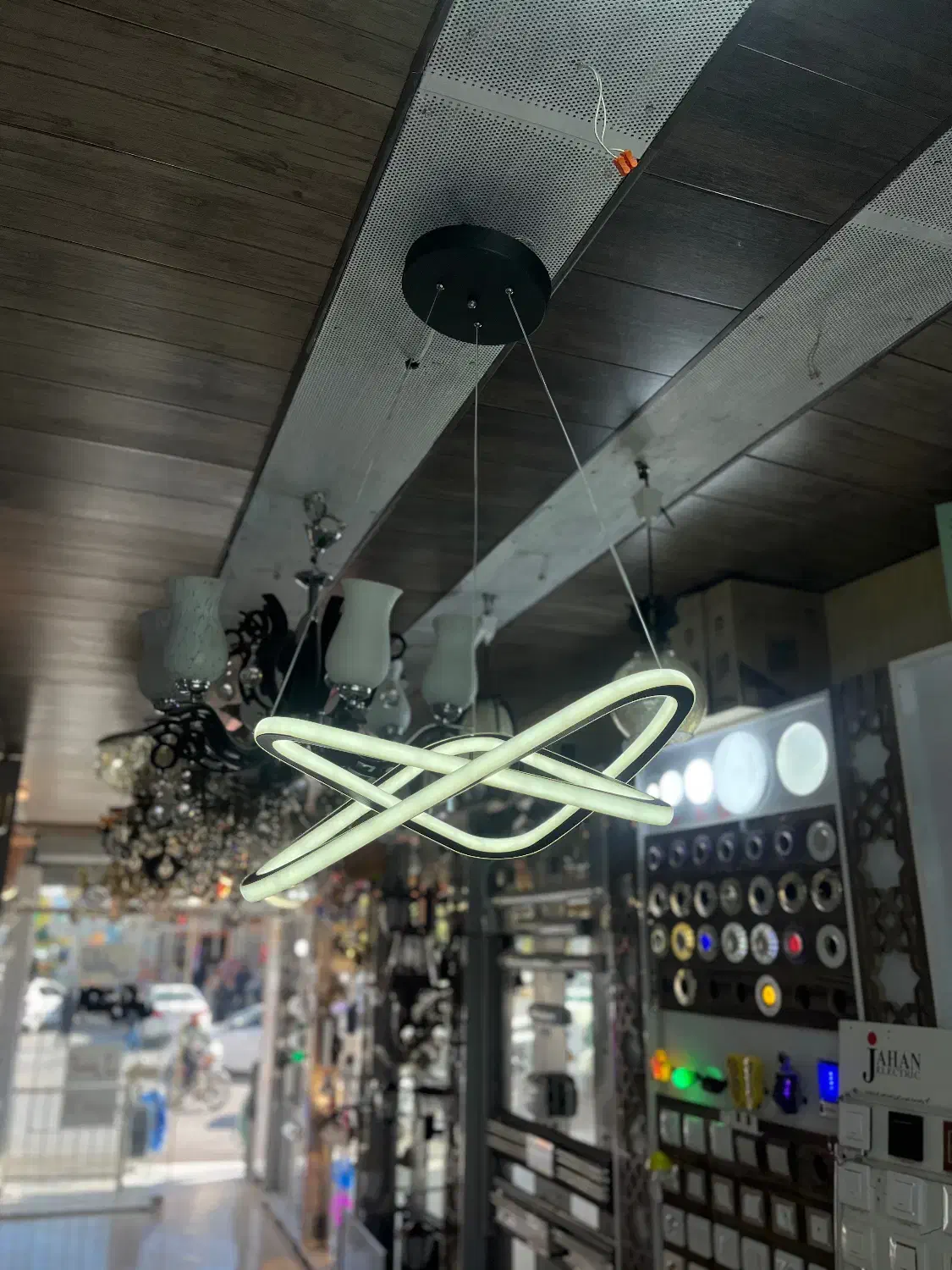 لوستر SMD طرح ستاره|لوستر و چراغ آویز|پیر بکران, |دیوار