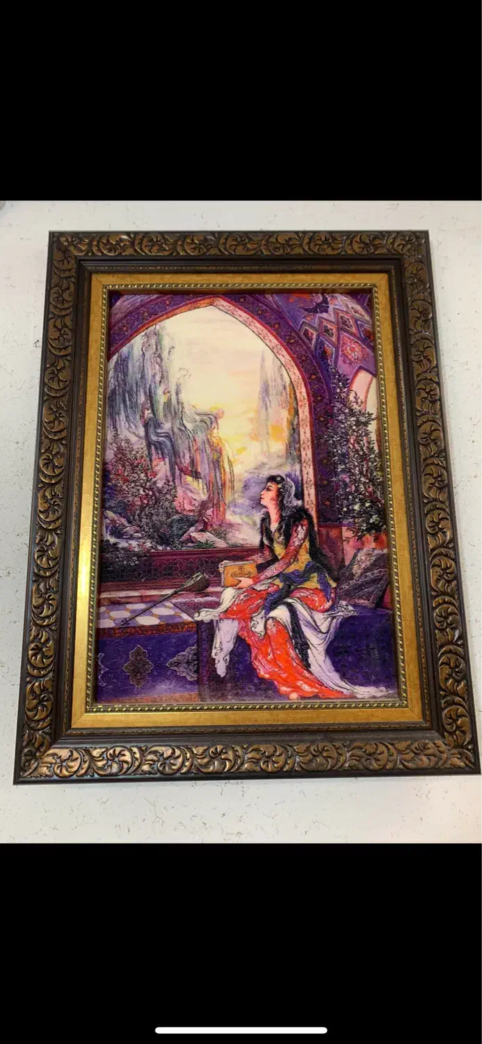 تابلو فرش ماشینی ۱۲۰۰ شانه|تابلو فرش|شیراز, حافظیه|دیوار