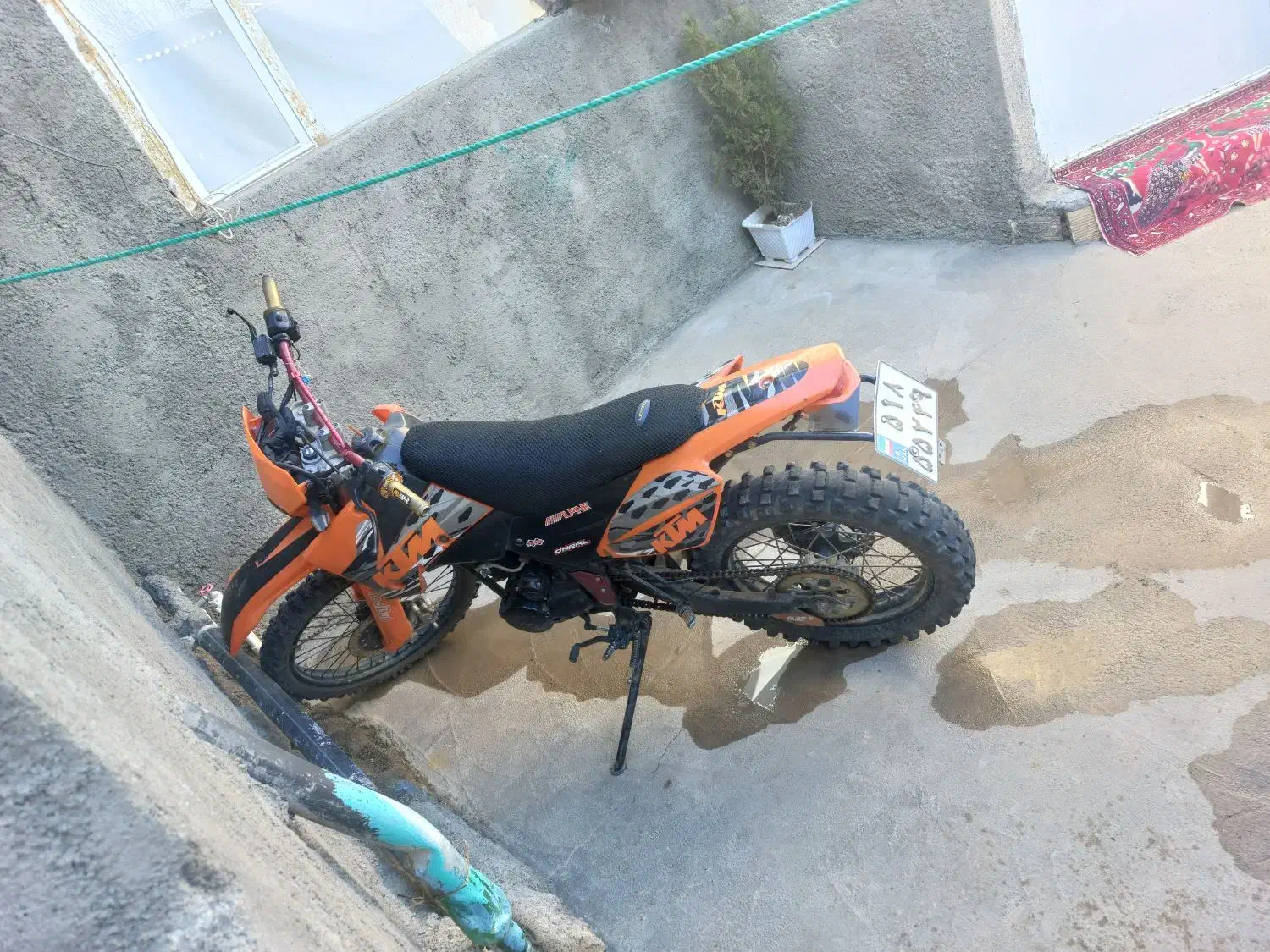 موتور فلات ۲۵۰ طرح ktm|موتورسیکلت|سنقر, |دیوار