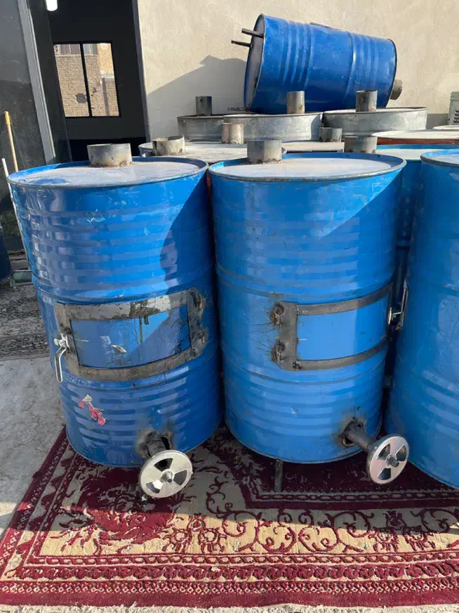 بخاری کارگاهی صنعتی مستقیم از تولید کننده|بخاری، هیتر، شومینه|پردیس, سیاه سنگ|دیوار