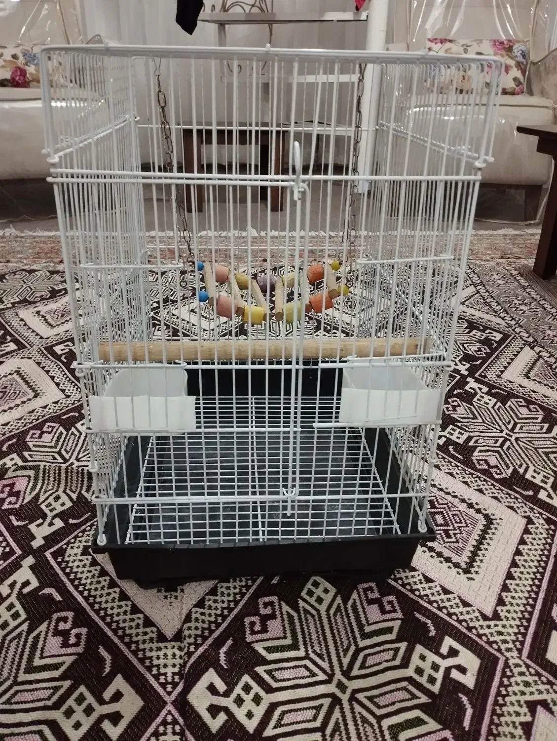 قفس ۱۰۳۲ با لوازم و سرلاک|لوازم جانبی حیوانات|مشهد, رضاشهر|دیوار