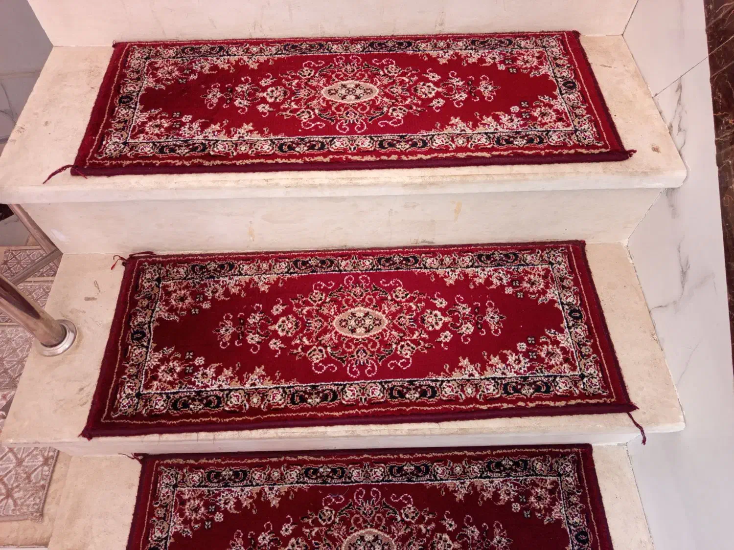 فرش رو پله ۳۴ عدد|فرش|کرمانشاه, |دیوار