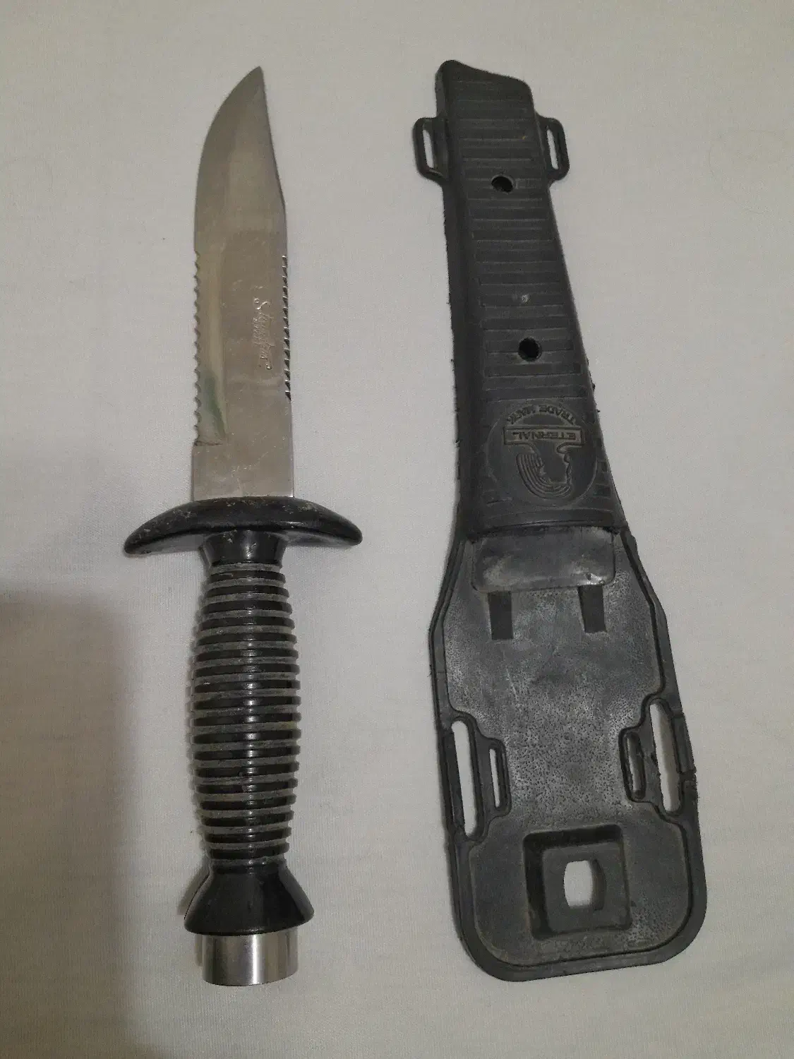 کارد غواصی ژاپنی آنتیک و کمیاب|کلکسیون اشیاء عتیقه|مبارکه, |دیوار