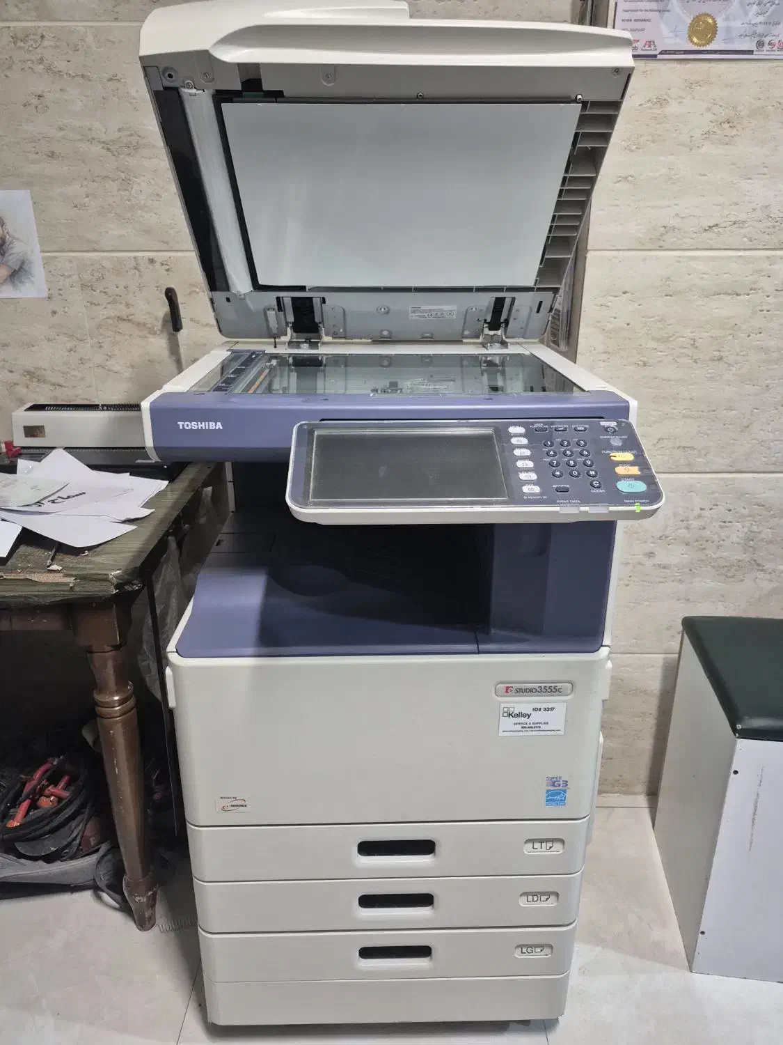 دستگاه کپی و پرینت رنگی Toshiba e-STUDIO 3555C|پرینتر، اسکنر، کپی، فکس|قزوین, |دیوار