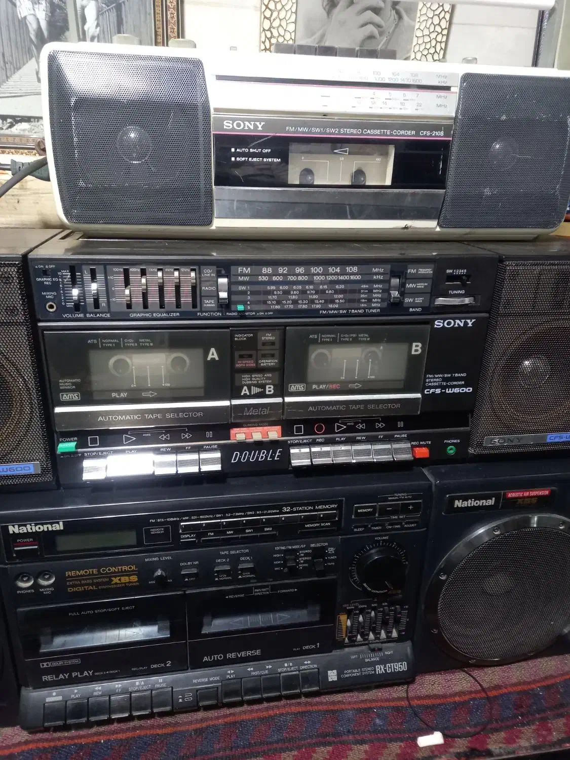 رادیو ظبط های قدیمی|سیستم صوتی خانگی|کرمانشاه, |دیوار