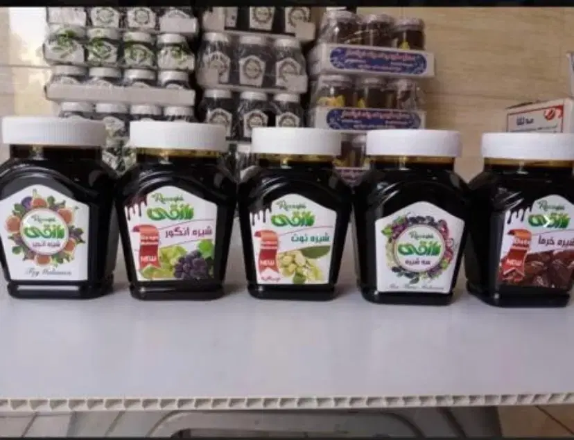فروش عمده شیره های رازقی انگور خرما سه شیره توت|خوردنی و آشامیدنی|تهران, جیحون|دیوار