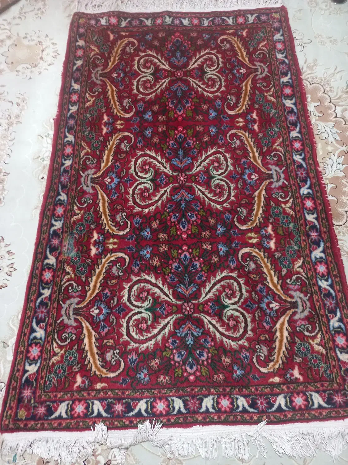 فرش کناره دست بافت|فرش|همدان, |دیوار