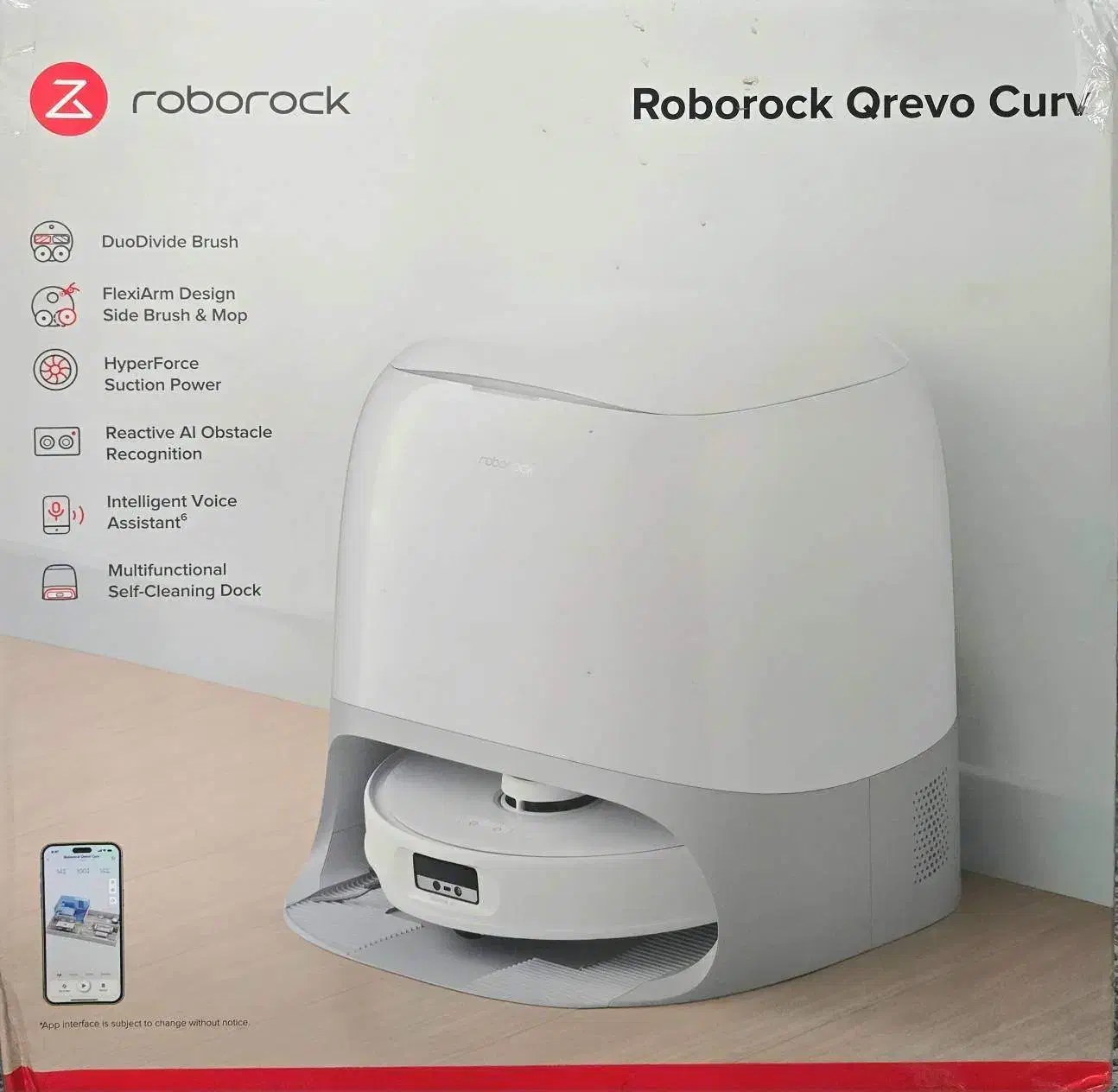 جارو رباتیک روبوراک مدل Qrevo Curv|جاروبرقی، جارو شارژی، بخارشو|تهران, شهرک هما|دیوار