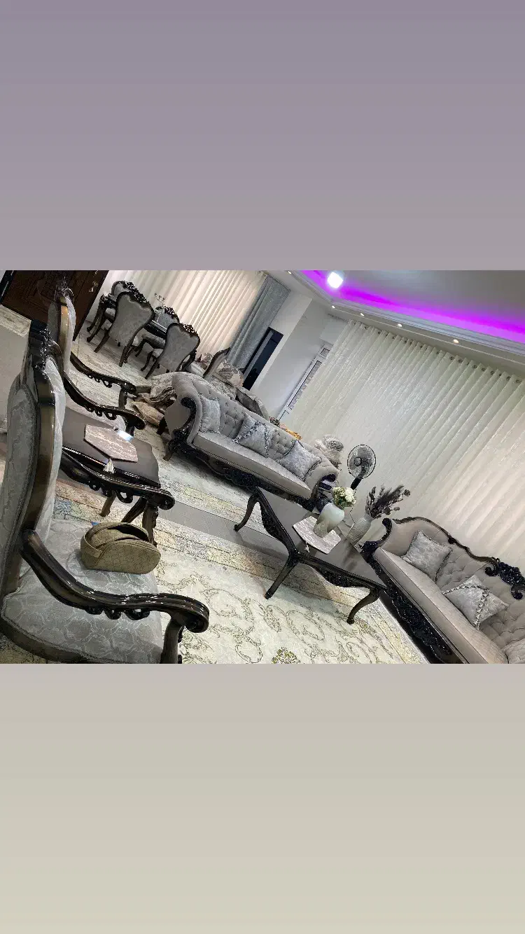 مبل 8نفره همراه با غذا خوری 6نفره|مبلمان خانگی و میز عسلی|میاندوآب, |دیوار