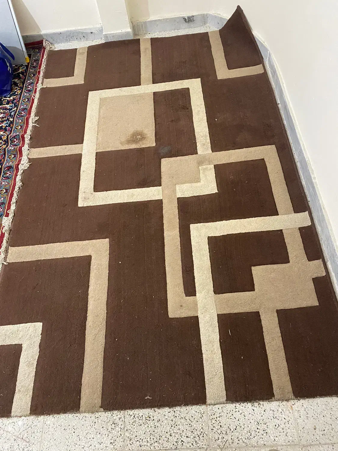 دو عدد قالیچه|فرش|نیشابور, بزرگمهر|دیوار