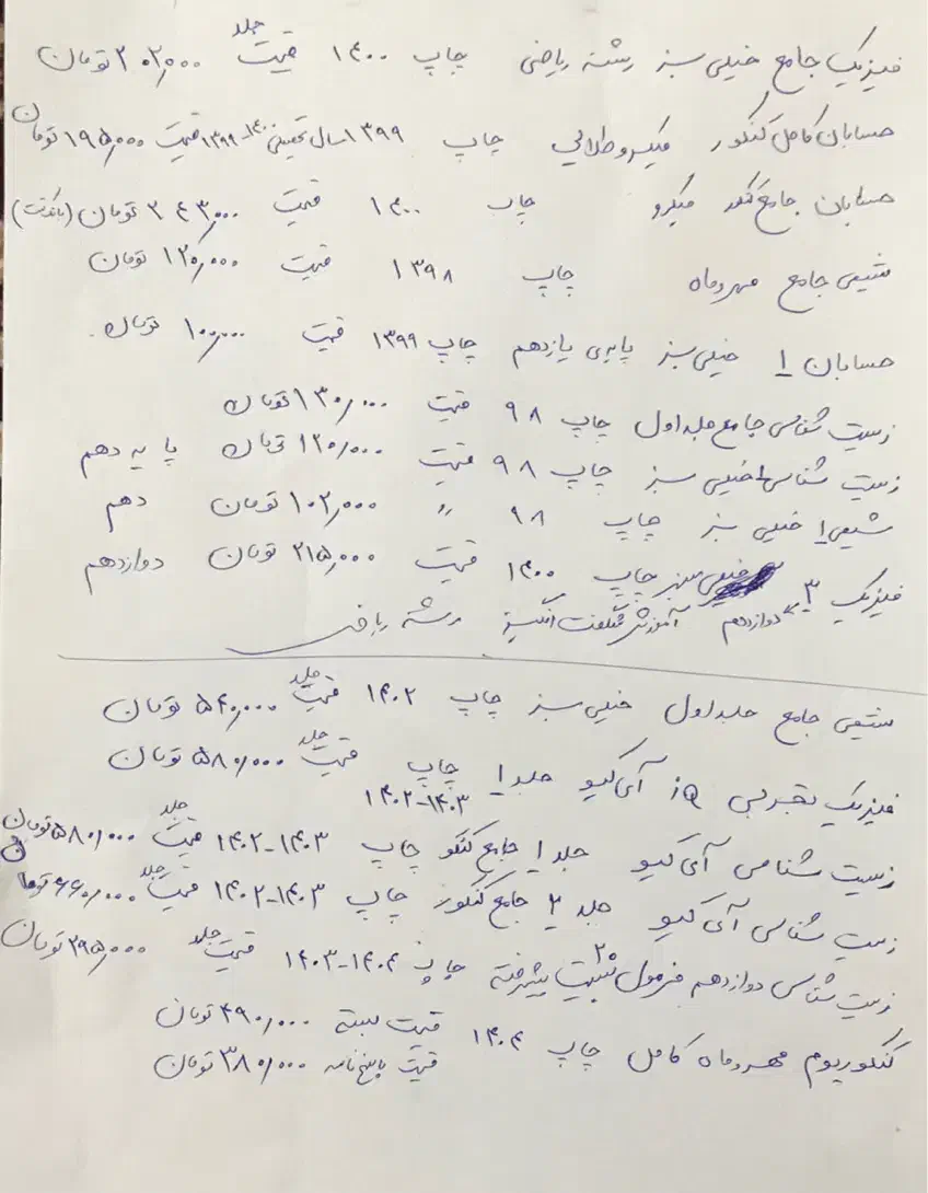 کتاب و‌جزوات کنکور|کتاب و مجله آموزشی|بندرعباس, |دیوار