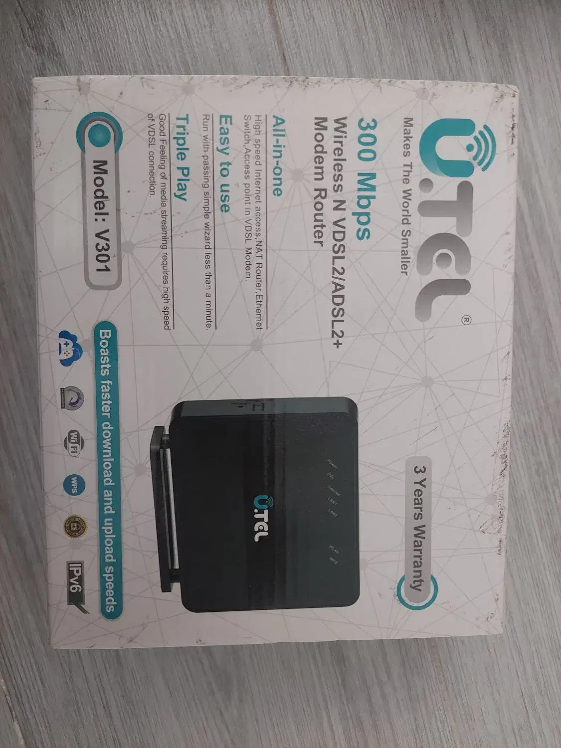 مودم یوتل  ADSL|مودم و تجهیزات شبکه|قم, چهار امامزاده|دیوار