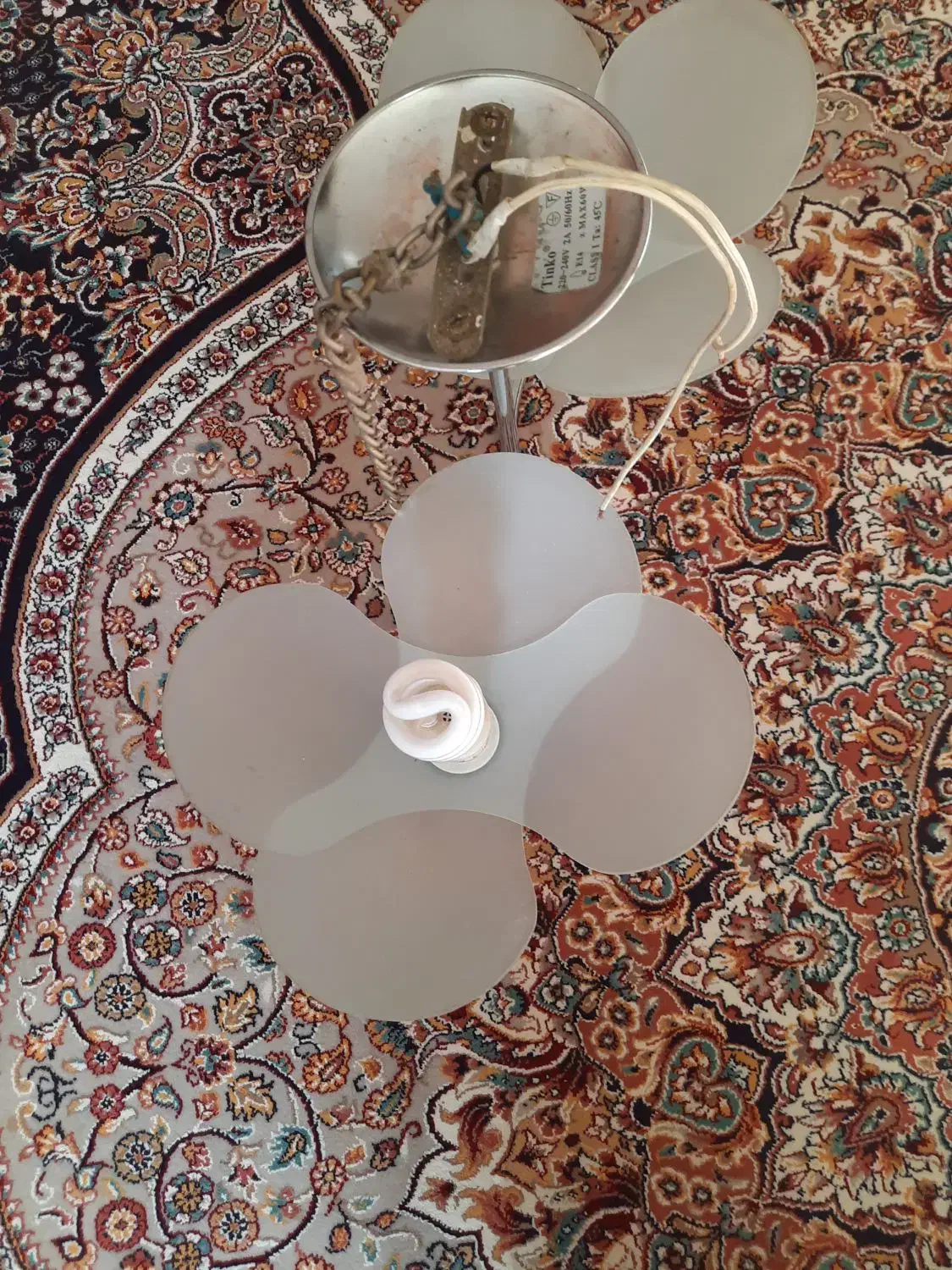 لوستر۲شاخه|لوستر و چراغ آویز|اراک, |دیوار