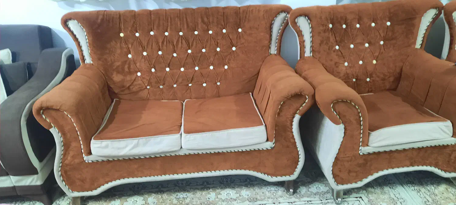 مبل هفت نفره|مبلمان خانگی و میز عسلی|لاهیجان, بازکیاگوراب|دیوار