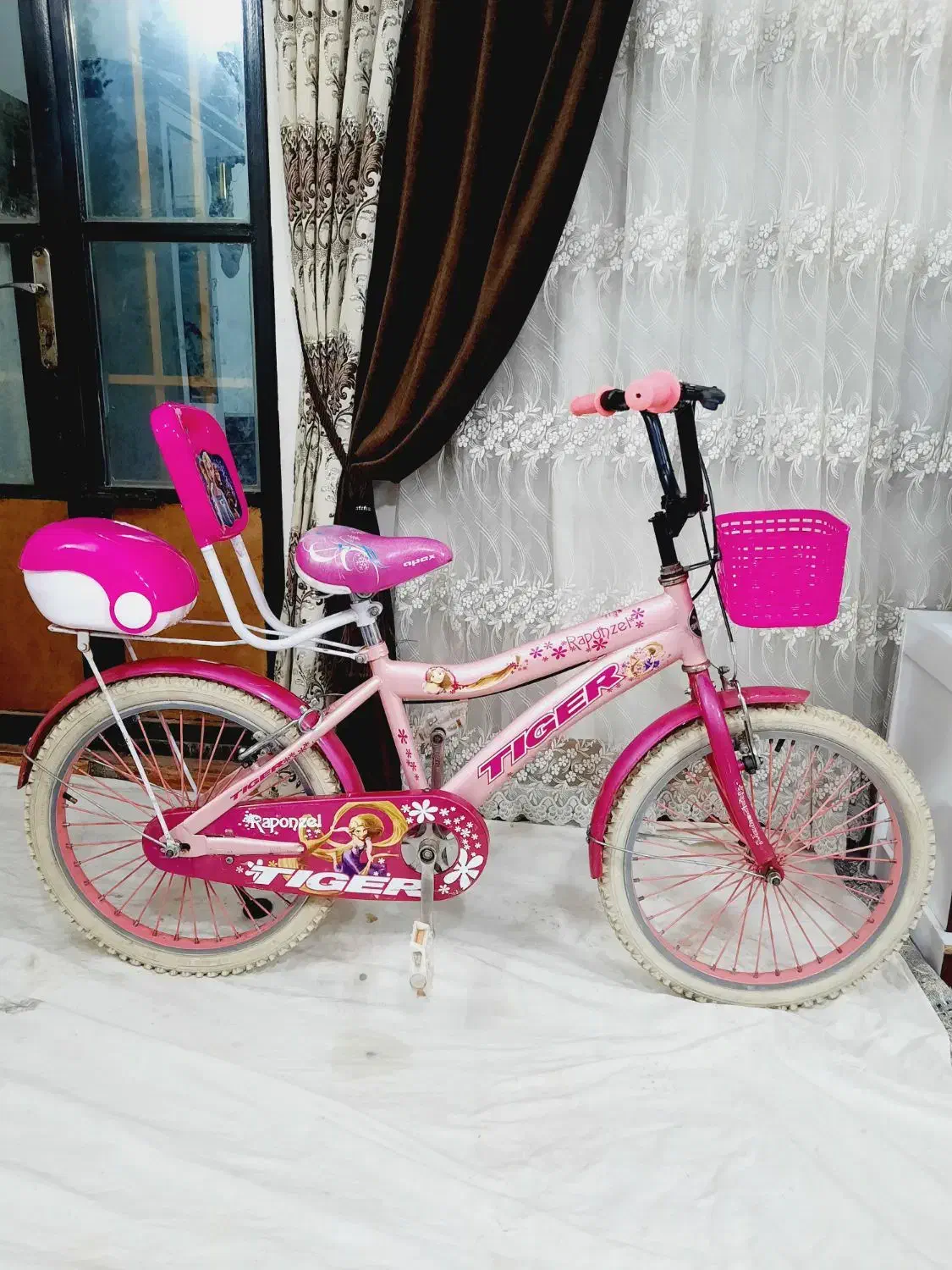 دوچرخه سایز 20دخترانه خوشرنگ طوقه آلومینیوم نو|دوچرخه، اسکیت، اسکوتر|مشهد, طبرسی شمالی|دیوار