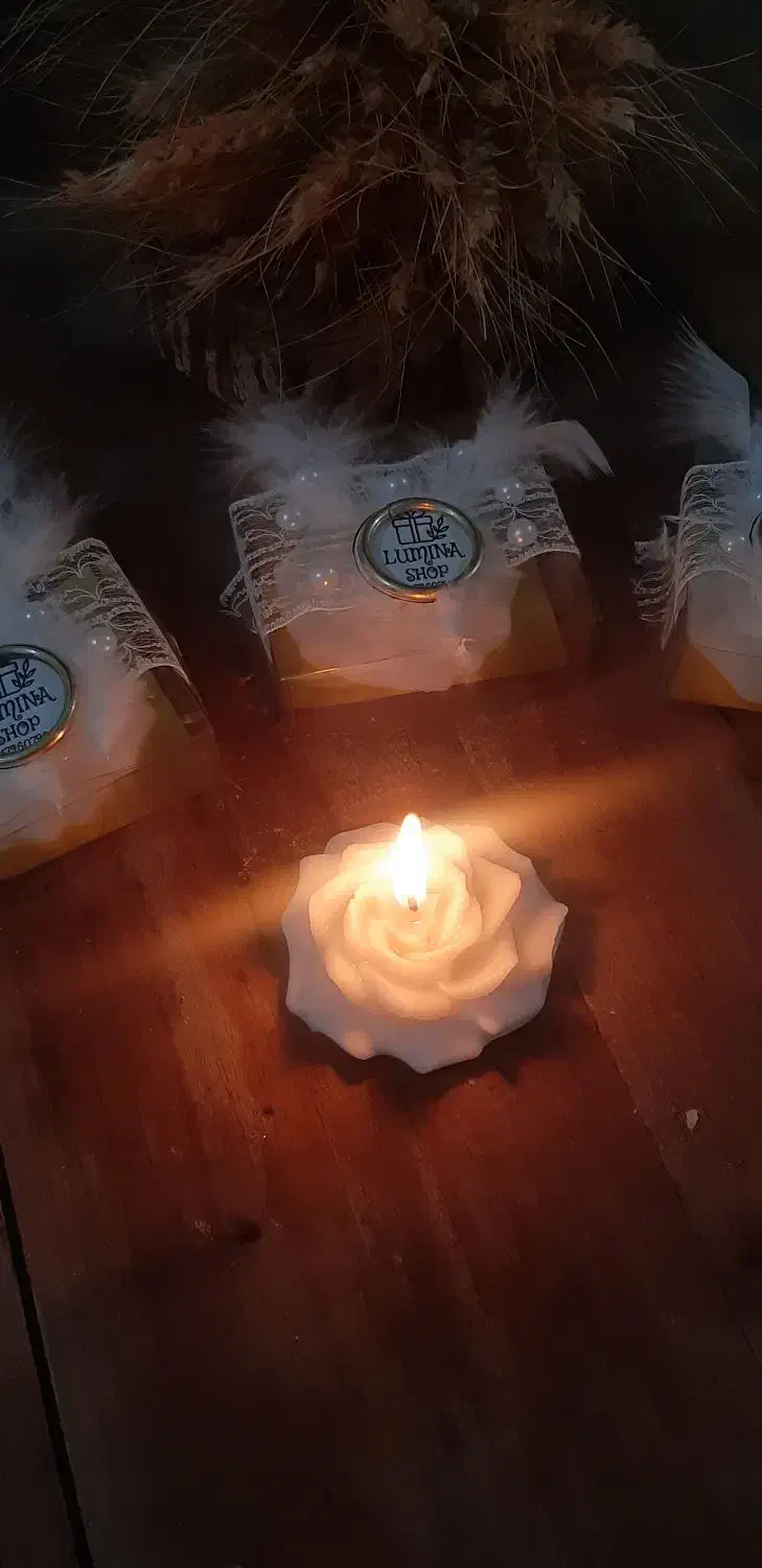 شمع گل رز|گل مصنوعی|نیریز, |دیوار