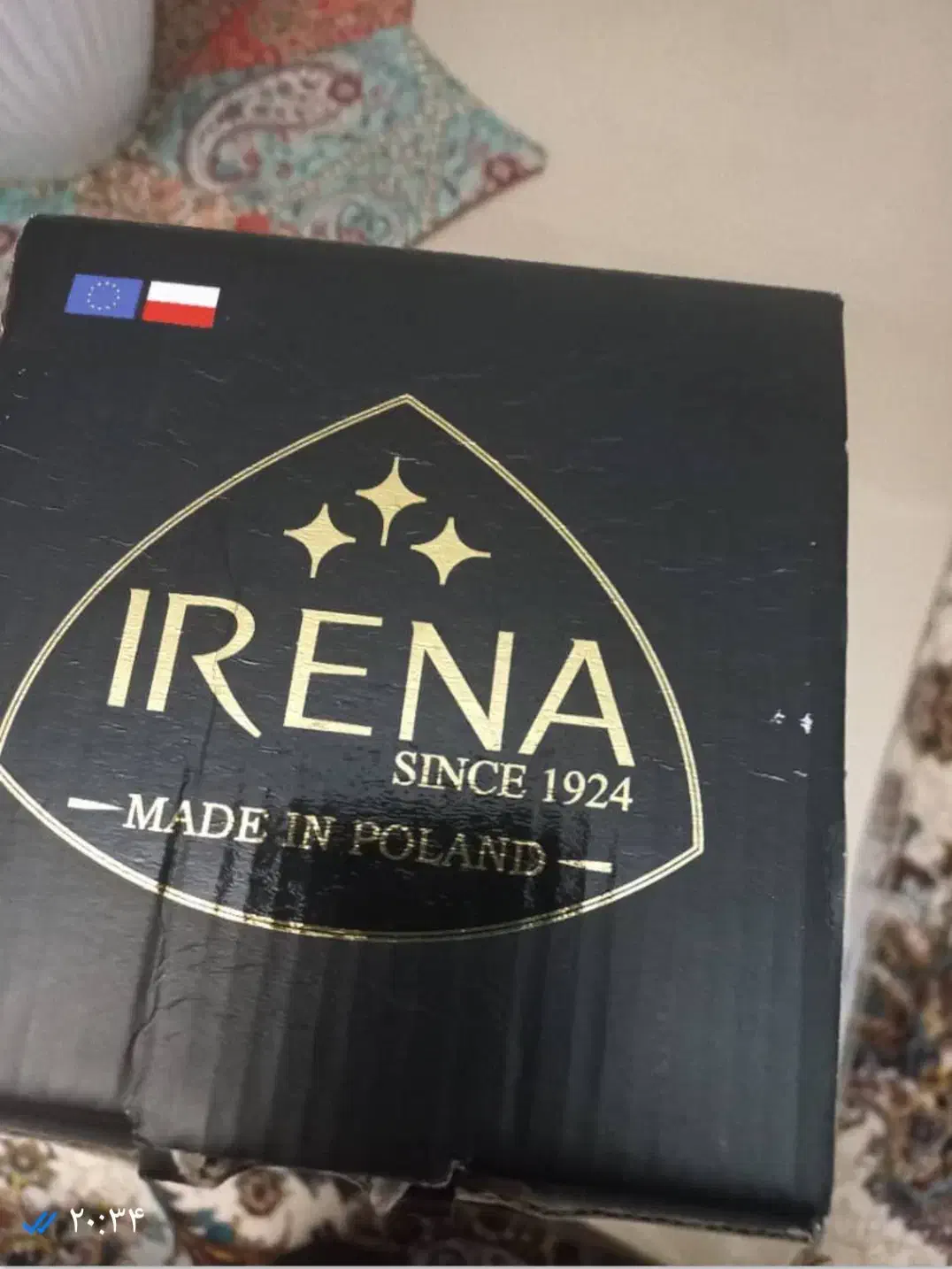 سرویس چینی زرین. گلدان کریستال|ظروف سرو و پذیرایی|ابهر, |دیوار