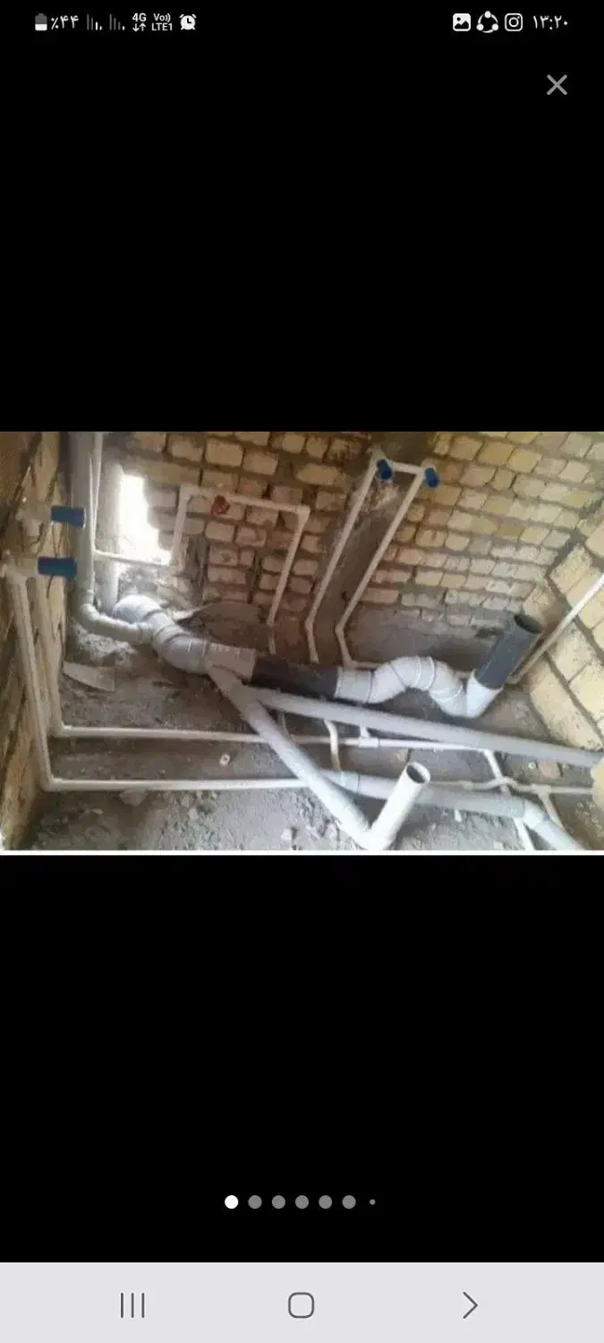 لوله کشی برق آب و فاضلاب تضمینی|خدمات پیشه و مهارت|شیراز, پودنک|دیوار