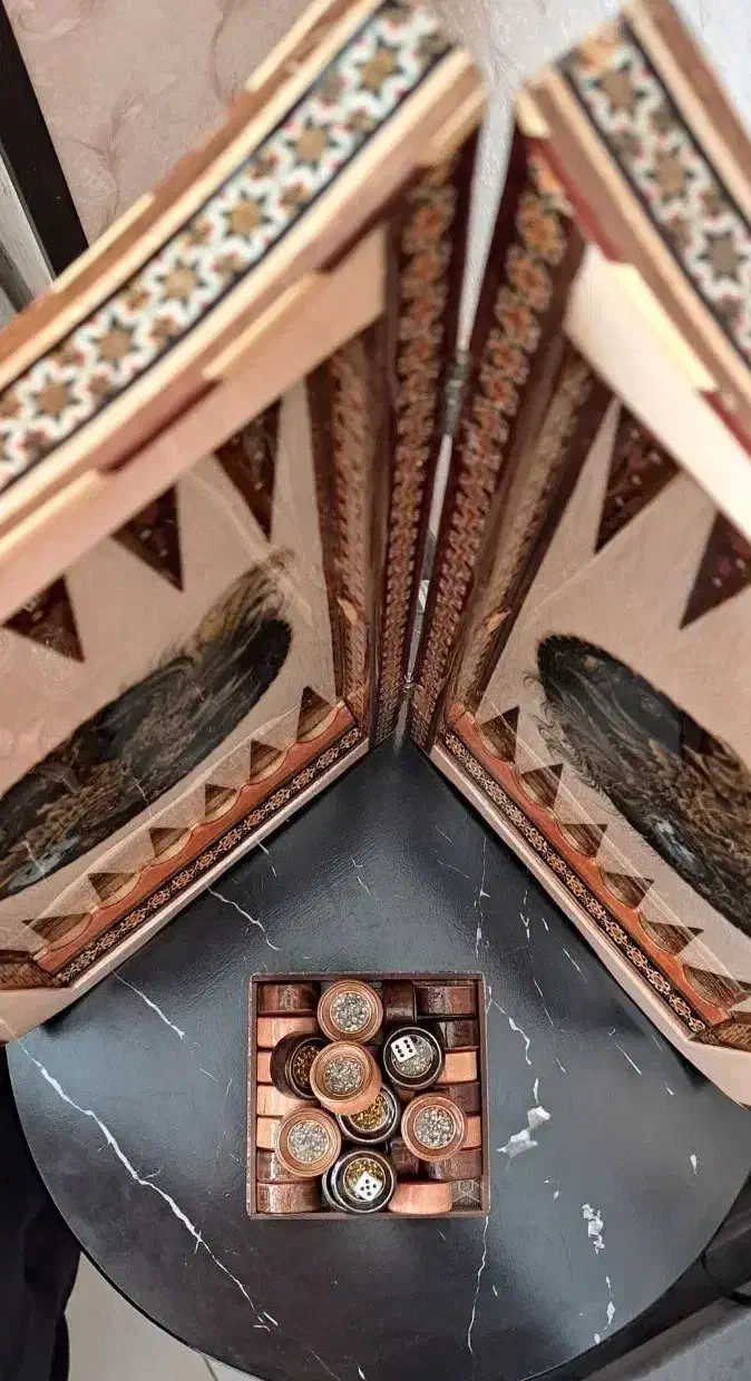 تخته نرد خاتم.کلکسیونی|کلکسیون و سرگرمی|چهارباغ, |دیوار