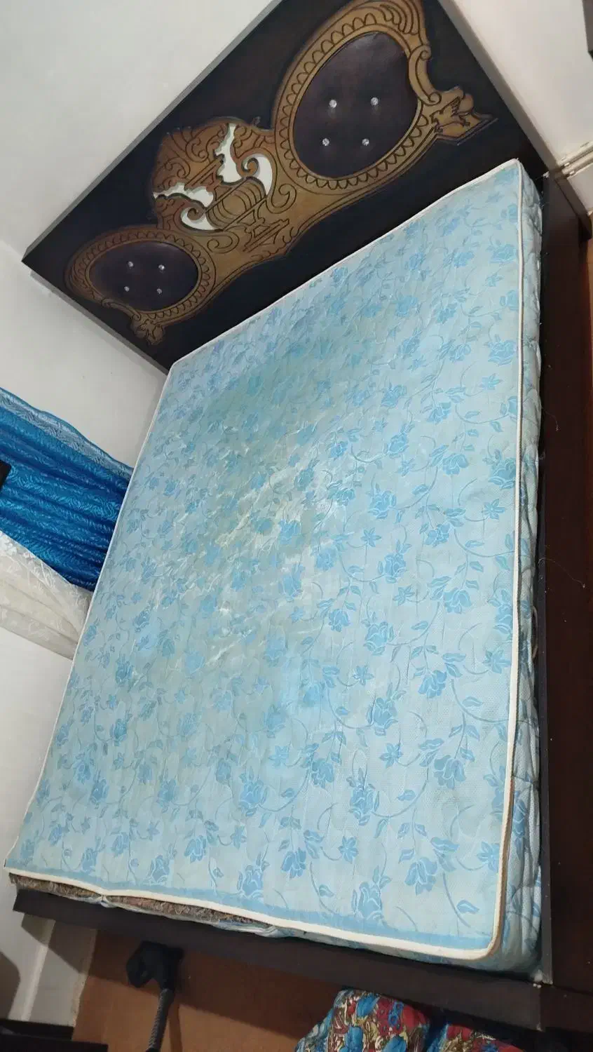 تخت خواب دو نفره|تخت و سرویس خواب|دشتابی, |دیوار