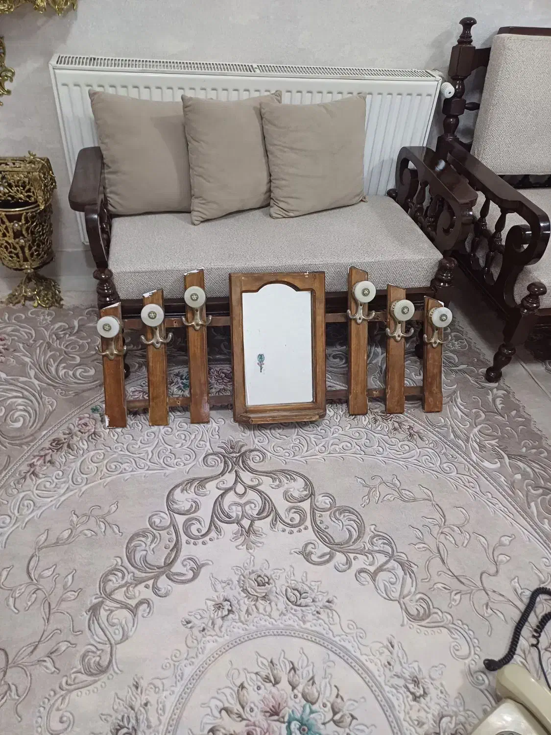 چوب رختی قدیمی|کلکسیون اشیاء عتیقه|ارومیه, |دیوار