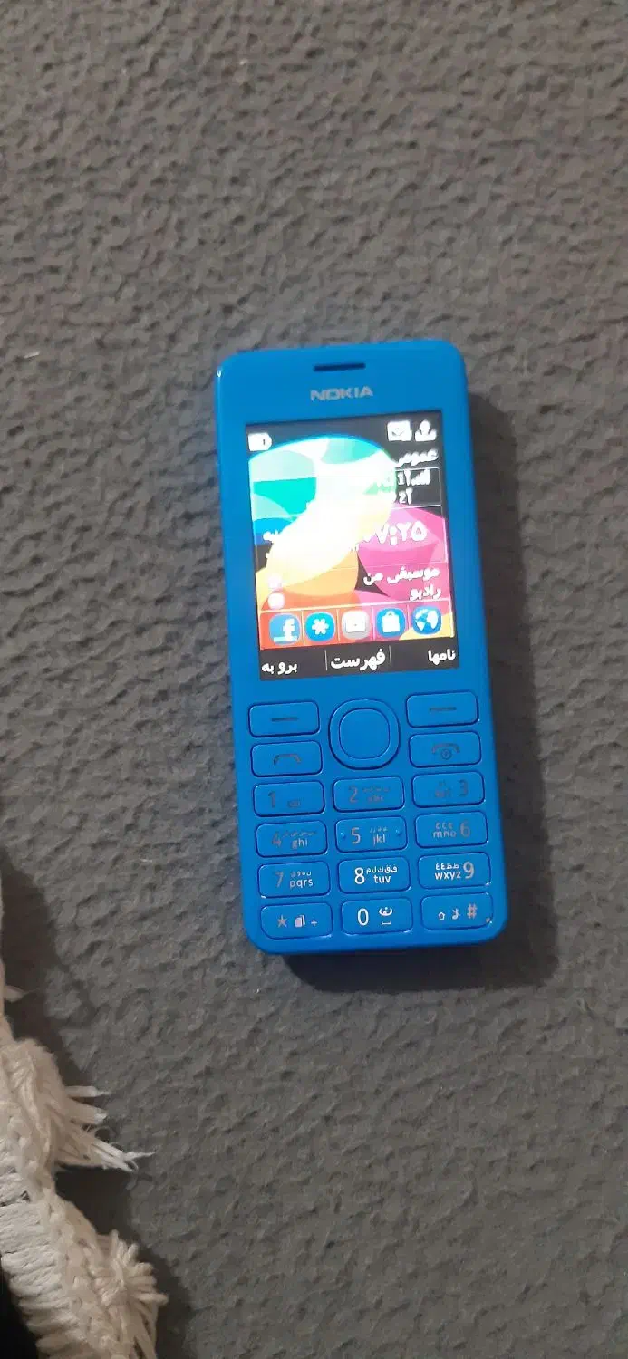 گوشی نوکیا ۲۰۶ کاملا سالم بدون هیچ مشکلی دوسیمکارت|موبایل|تهران, قیطریه|دیوار
