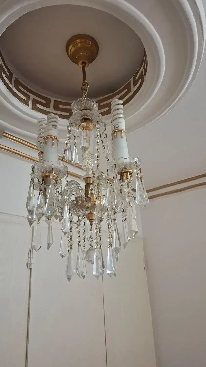 لوستر کریستالی ۶ و ۴ شاخه|لوستر و چراغ آویز|تهران, خرمشهر|دیوار